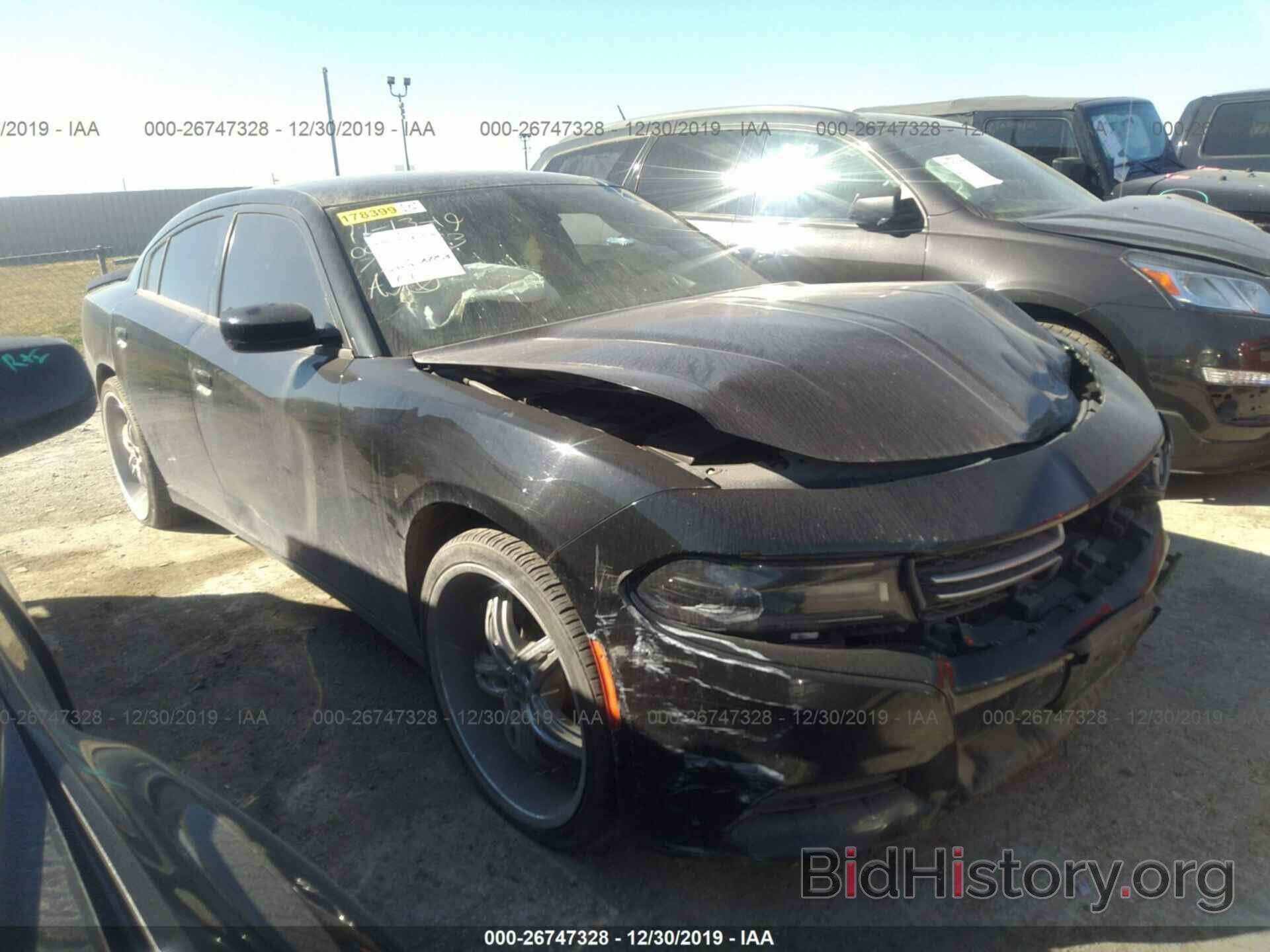 Photo 2C3CDXBG3FH738694 - DODGE CHARGER 2015