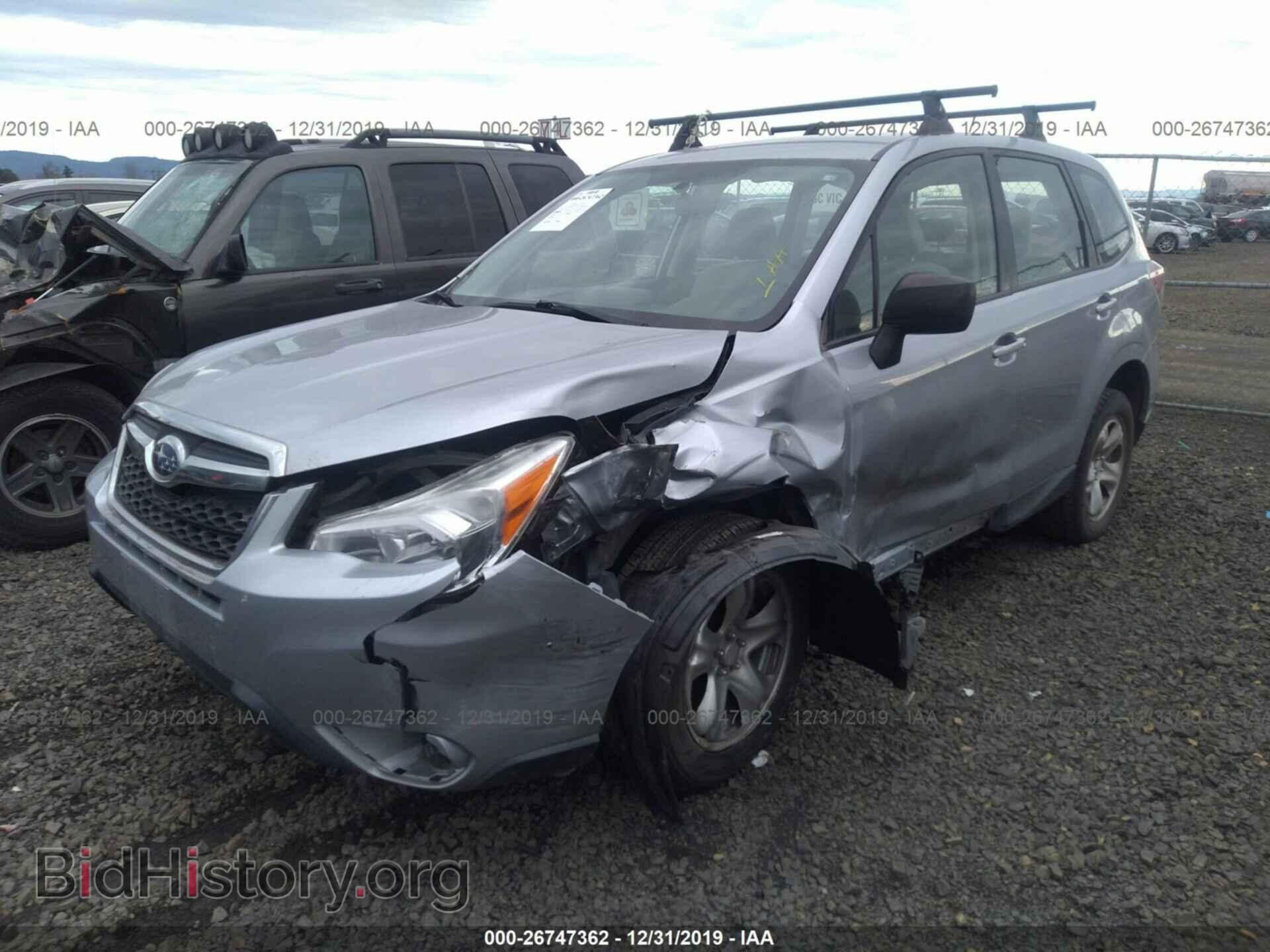 2014 SUBARU FORESTER - VIN: JF2SJAAC7EH491973 - Photo 2