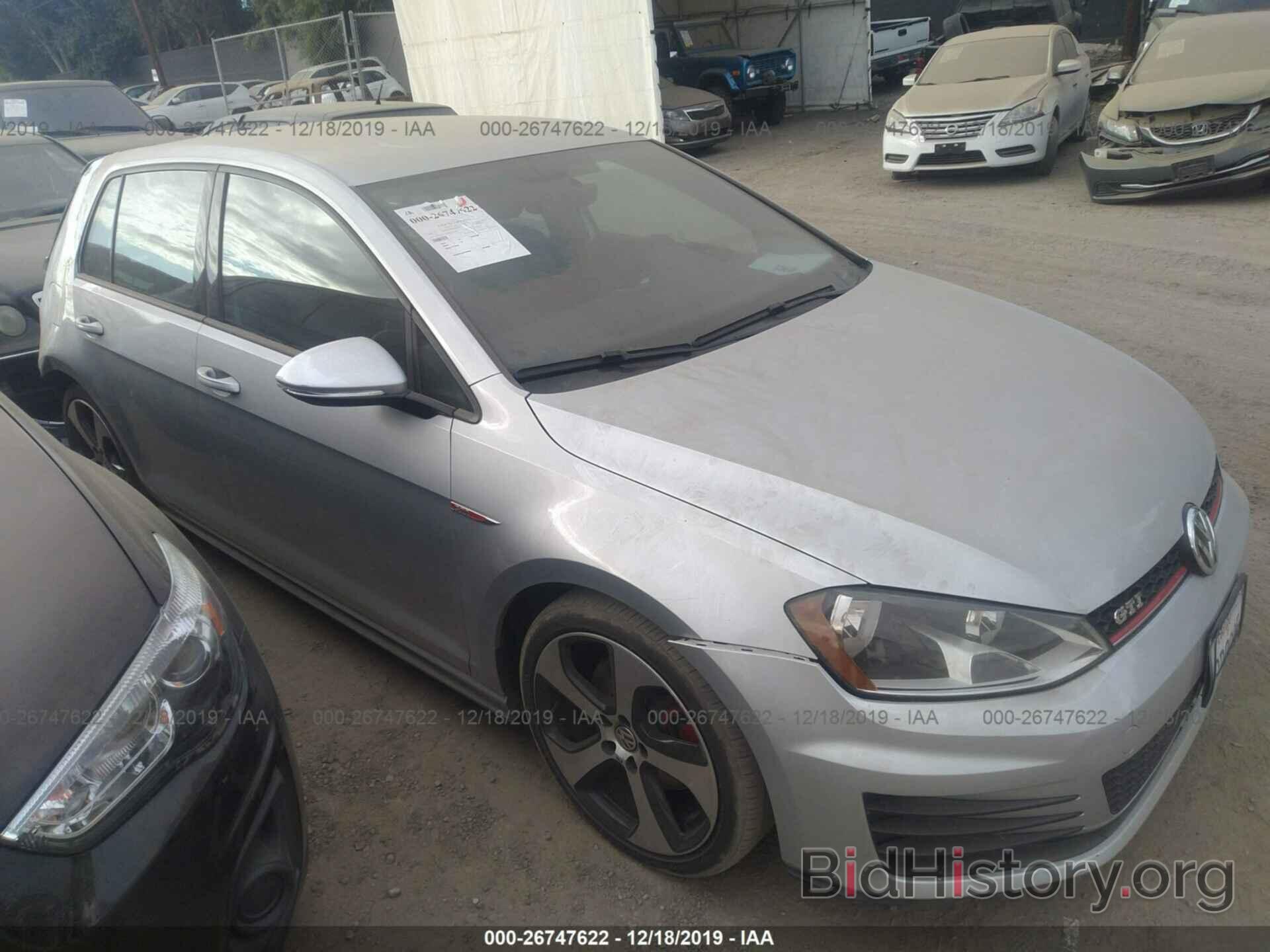 Photo 3VW4T7AU0HM038109 - VOLKSWAGEN GTI 2017