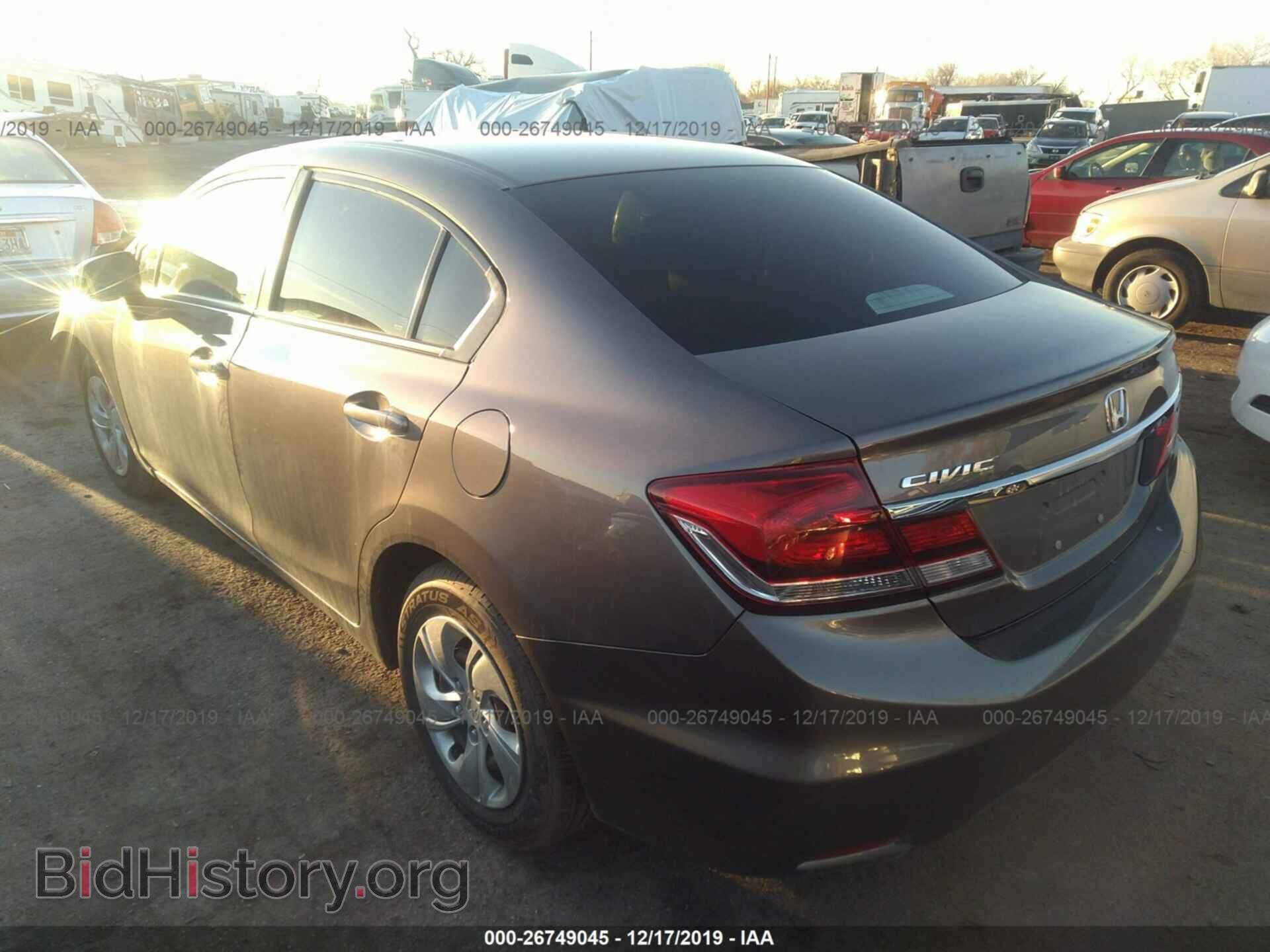 2014 HONDA CIVIC - VIN: 19XFB2F51EE014345 - Фото 3