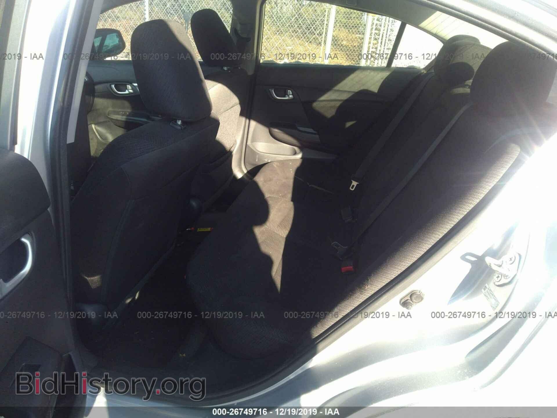 2013 HONDA CIVIC - VIN: 19XFB2F81DE222492 - Фото 8