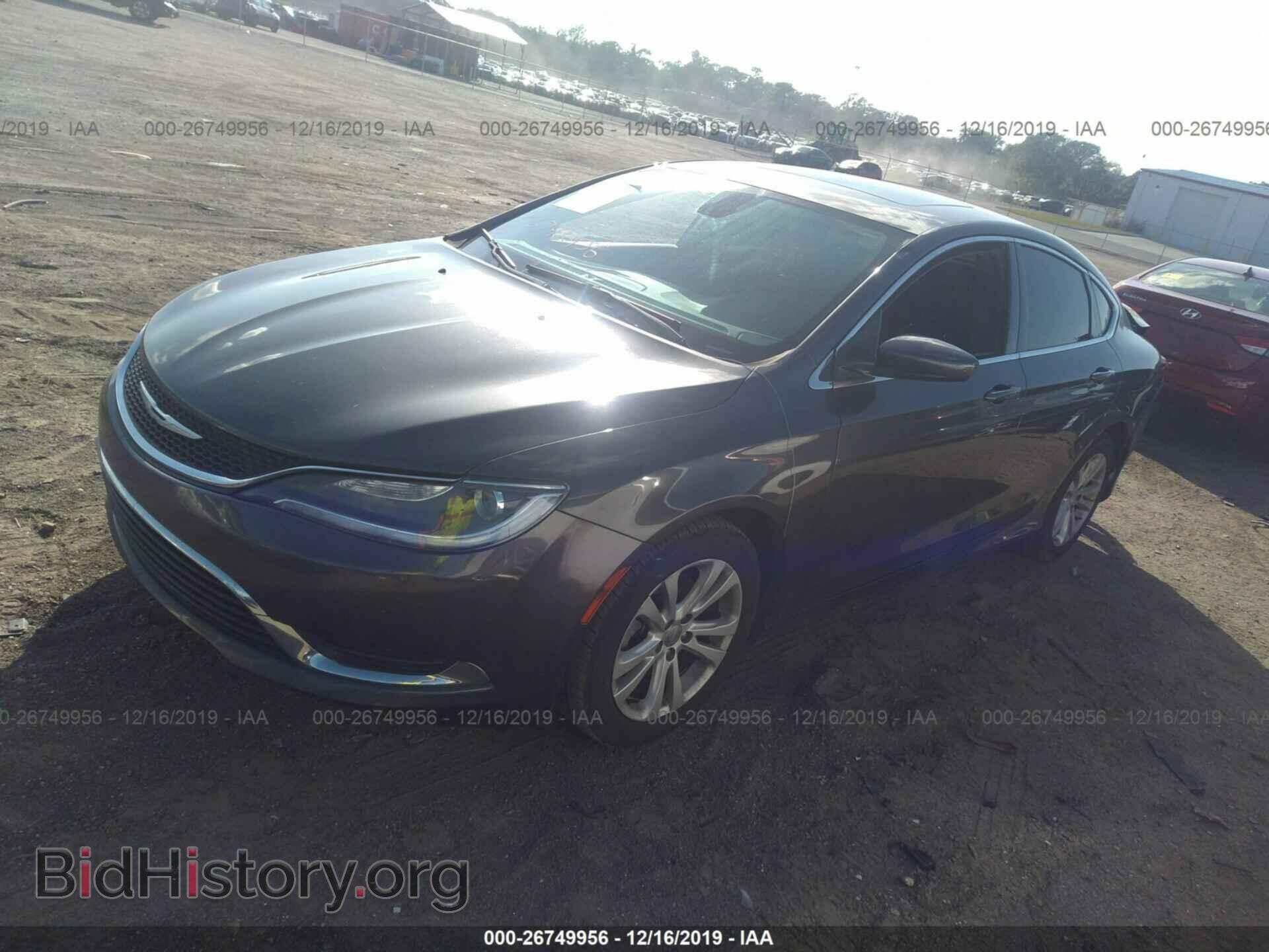 2015 Chrysler 200 - VIN: 1C3CCCAB8FN532747 - Фото 2