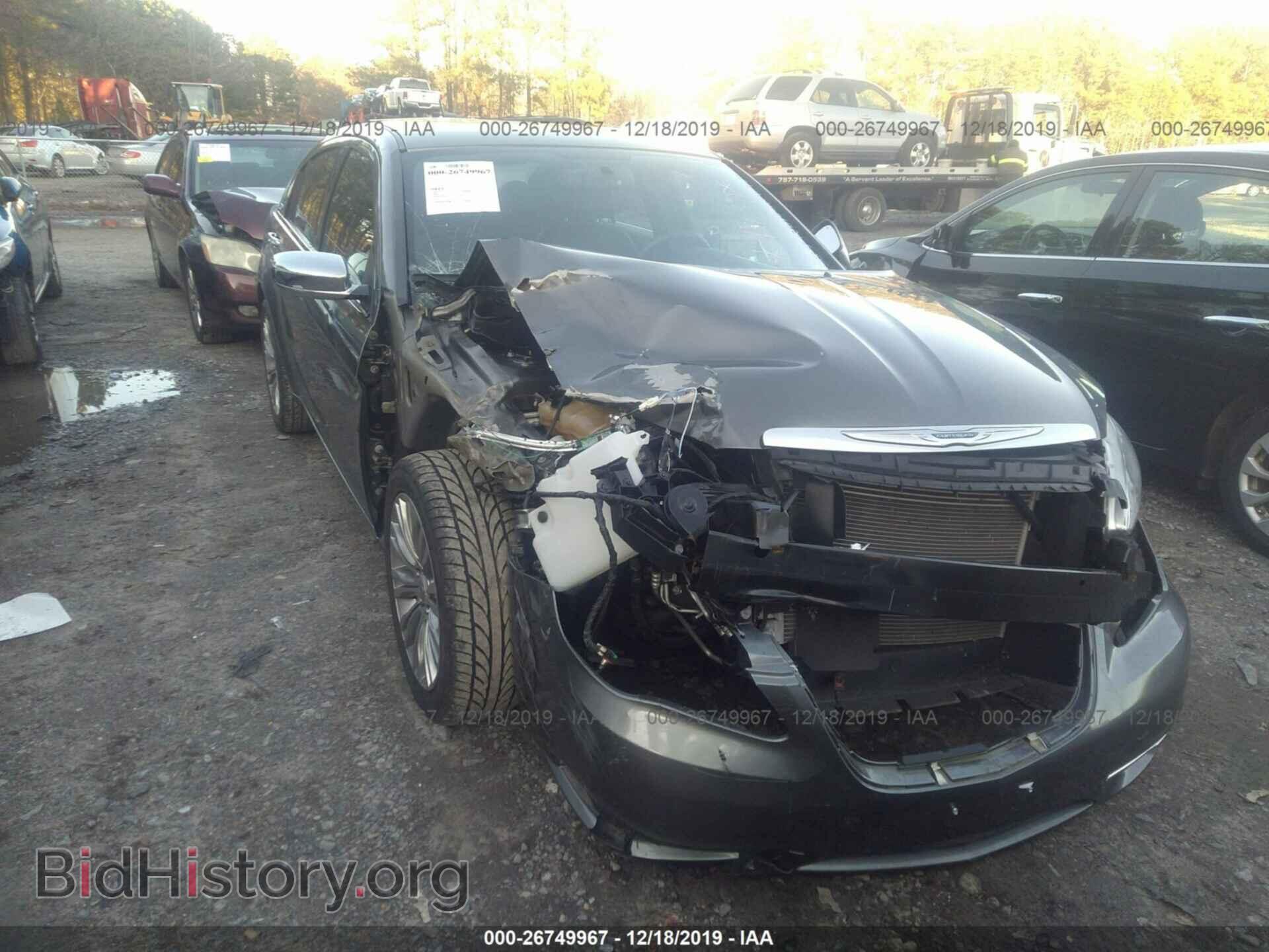 Фотография 1C3CCBCG6CN175096 - CHRYSLER 200 2012
