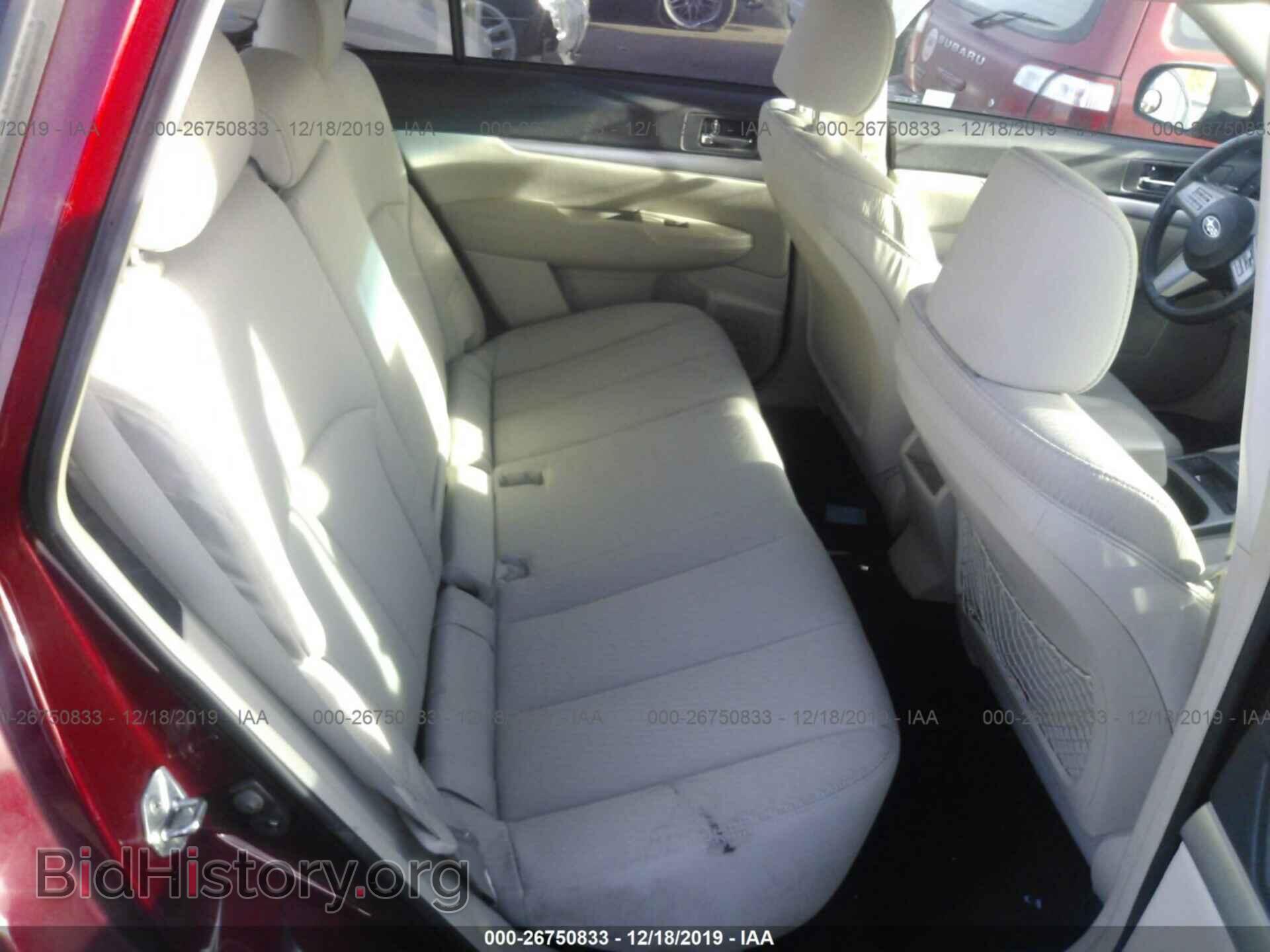 2011 SUBARU OUTBACK - VIN: 4S4BRBCCXB3368148 - Фото 8
