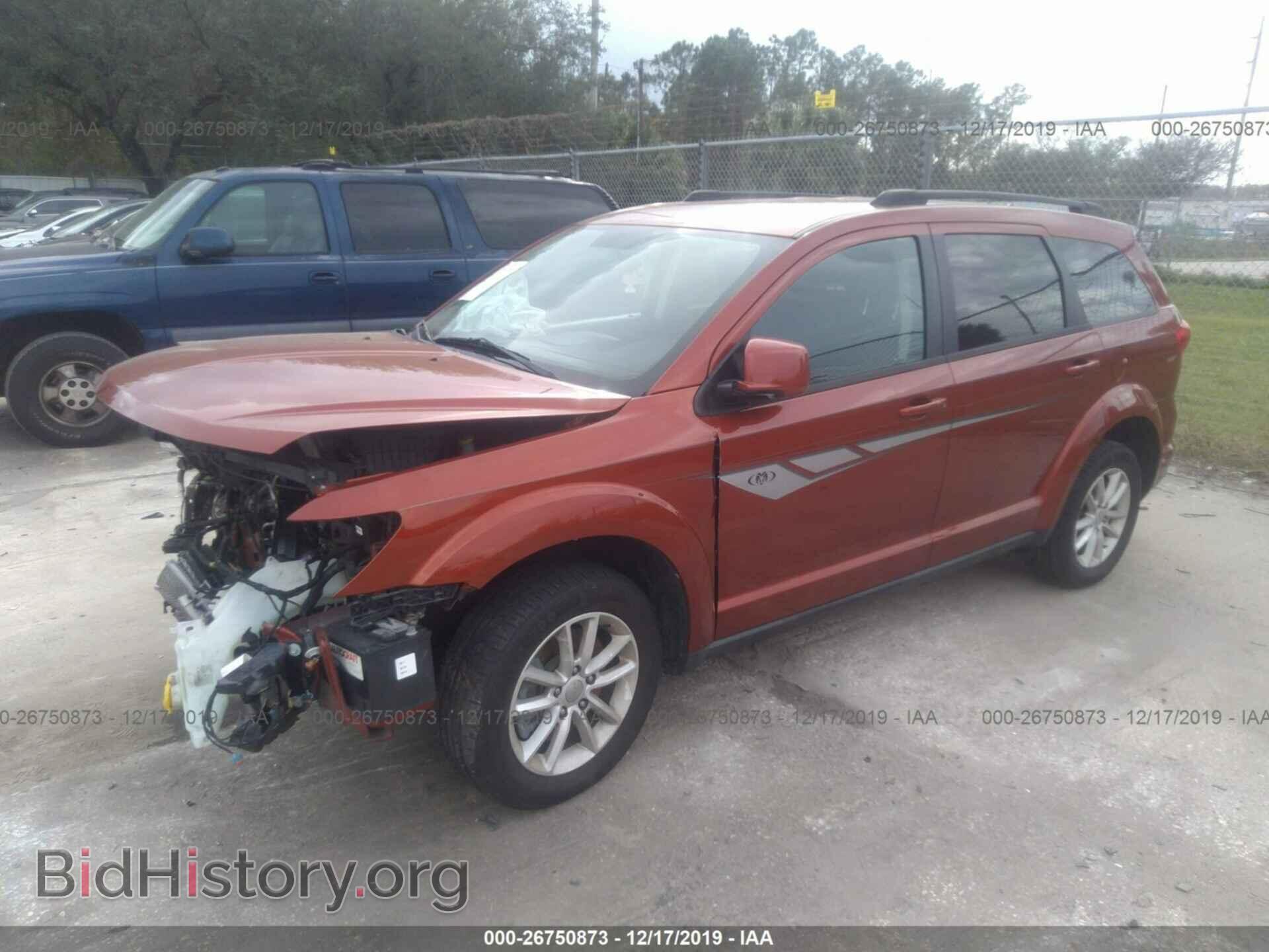 2013 DODGE JOURNEY - VIN: 3C4PDCBG0DT507150 - Фото 2