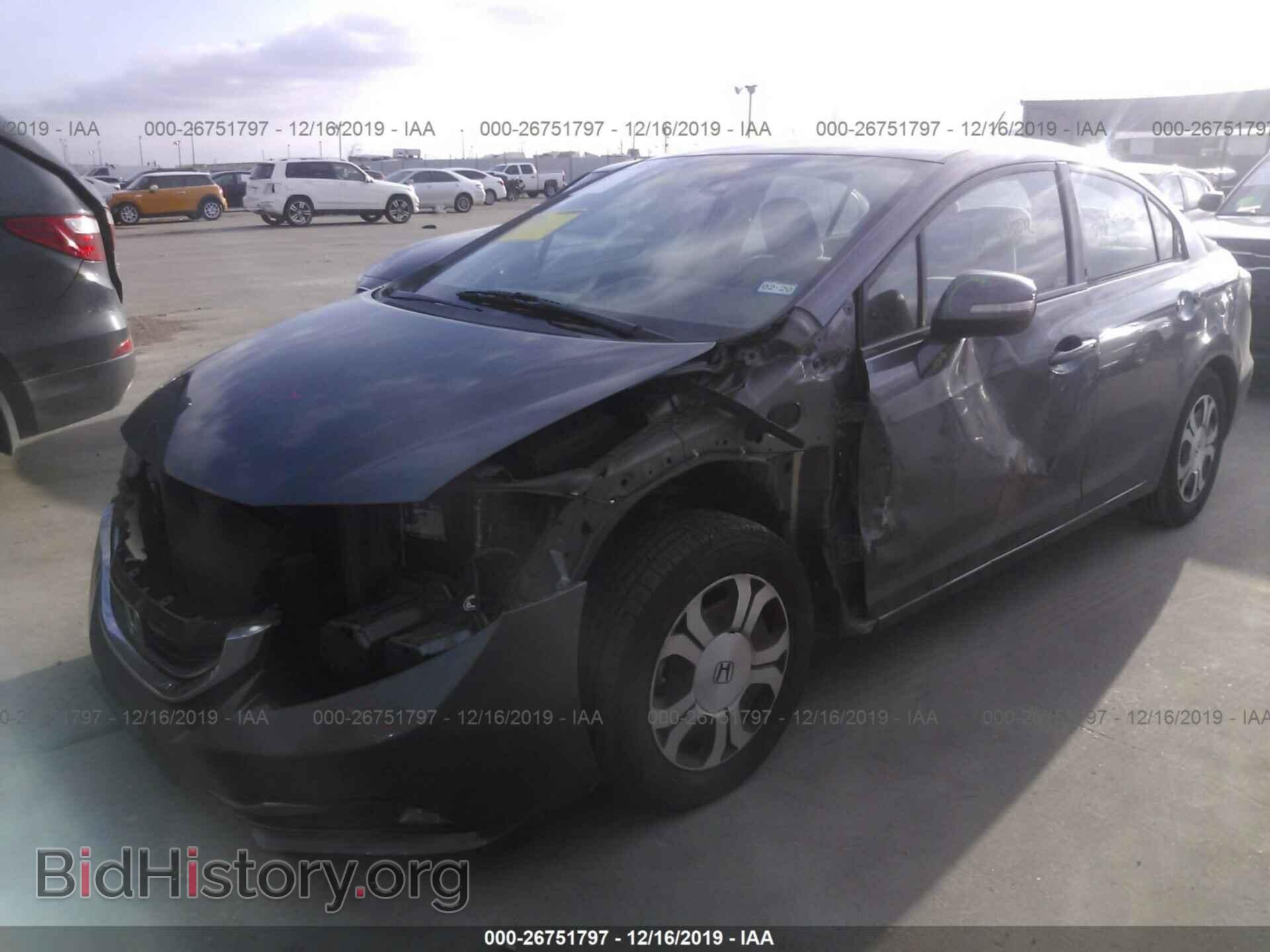 2013 Honda Civic - VIN: 19XFB4F23DE202235 - Фото 2