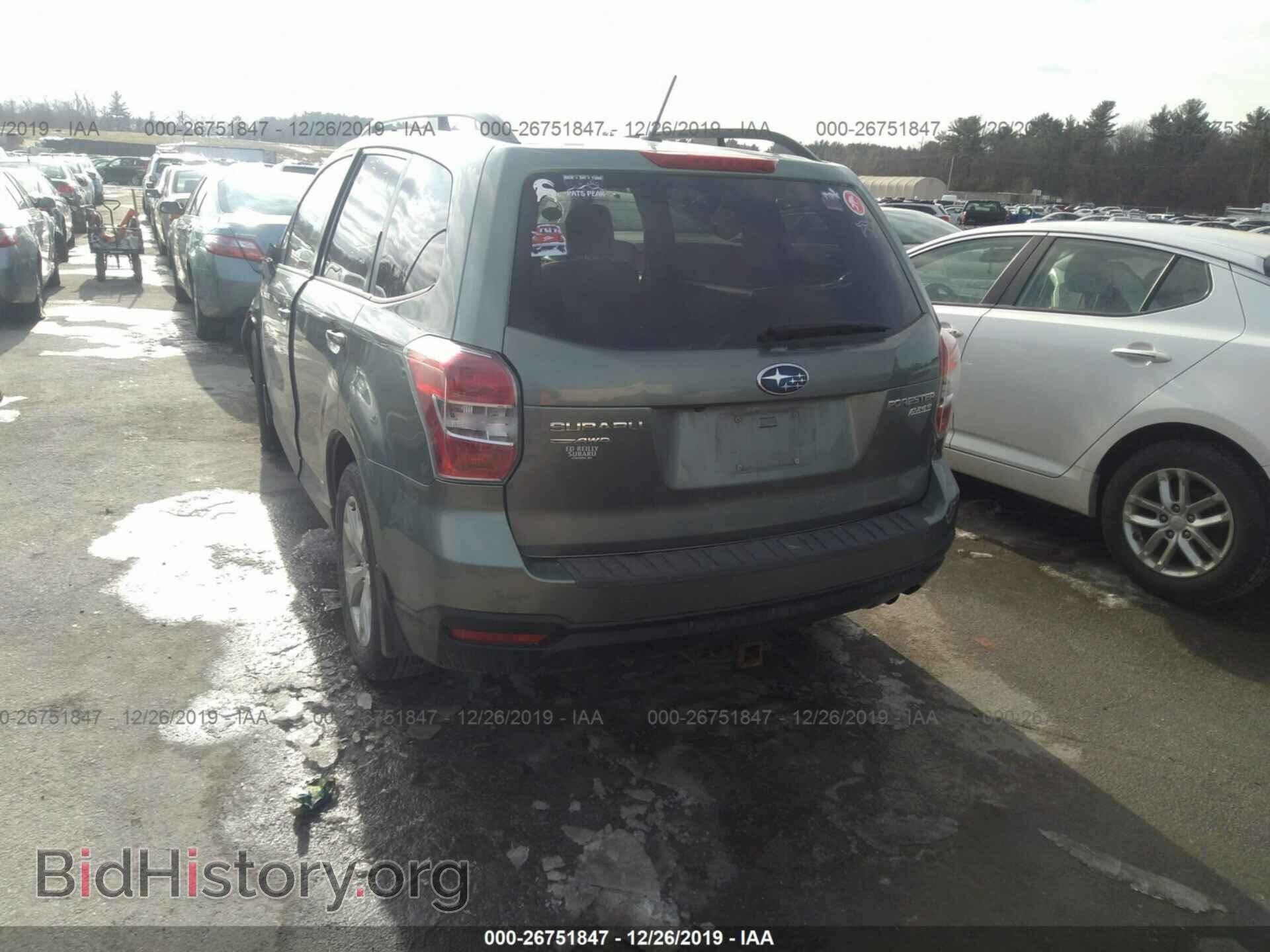 2015 SUBARU FORESTER - VIN: JF2SJADC4FH465683 - Фото 3