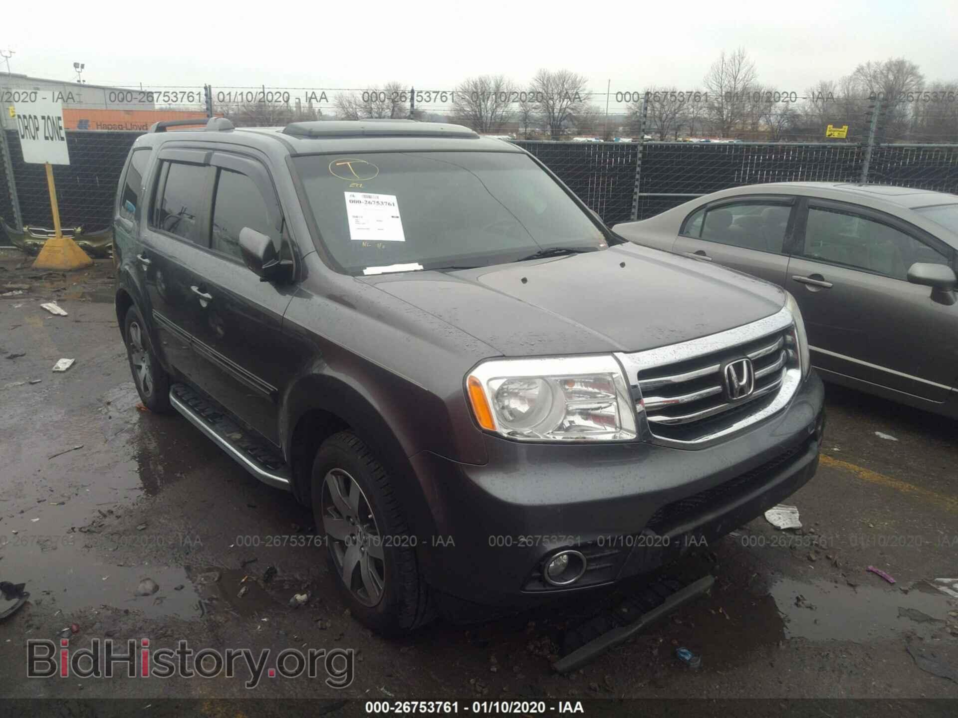 Photo 5FNYF4H91CB066445 - HONDA PILOT 2012