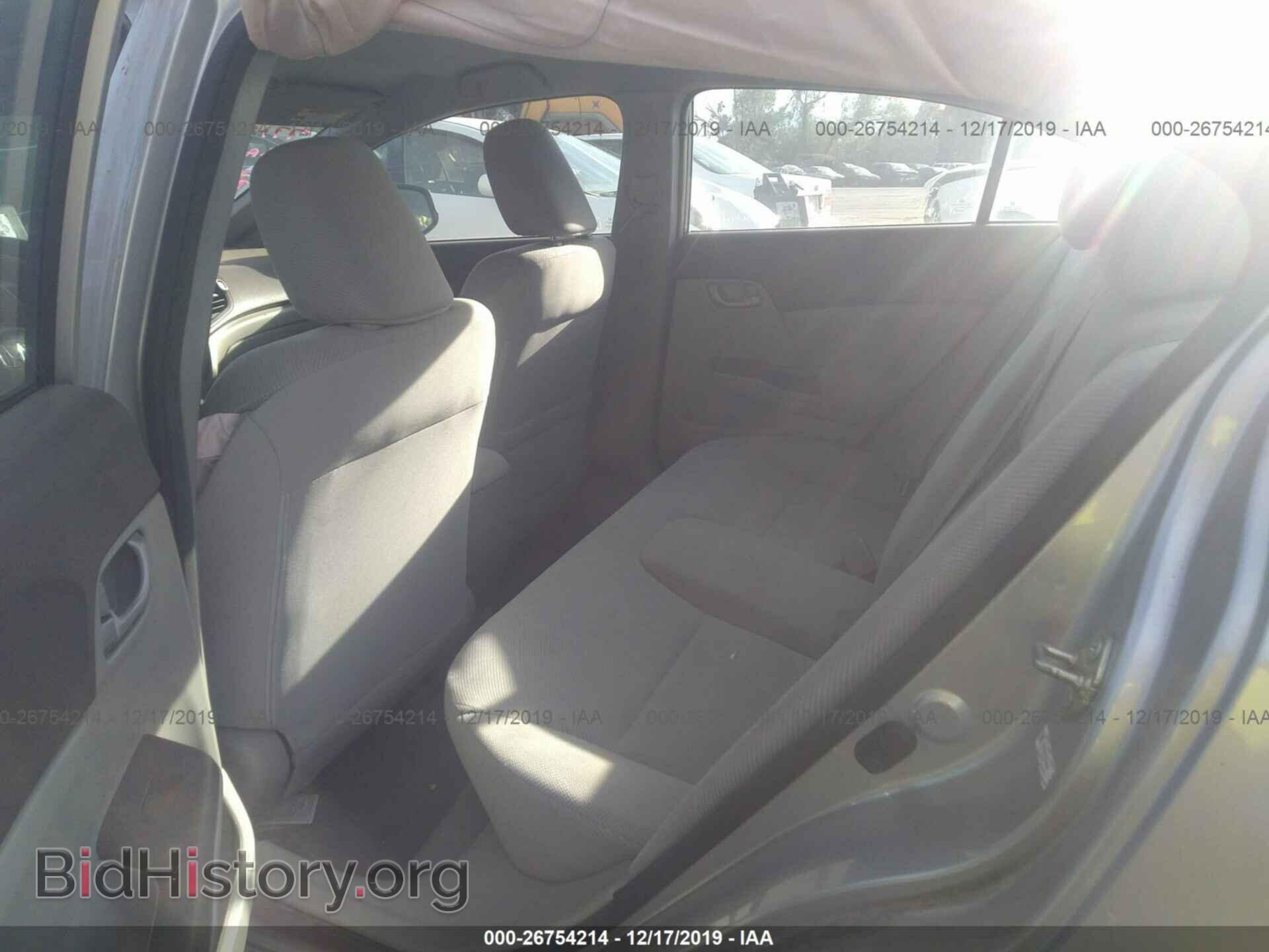 2012 HONDA CIVIC - VIN: 19XFB2F56CE369427 - Photo 8