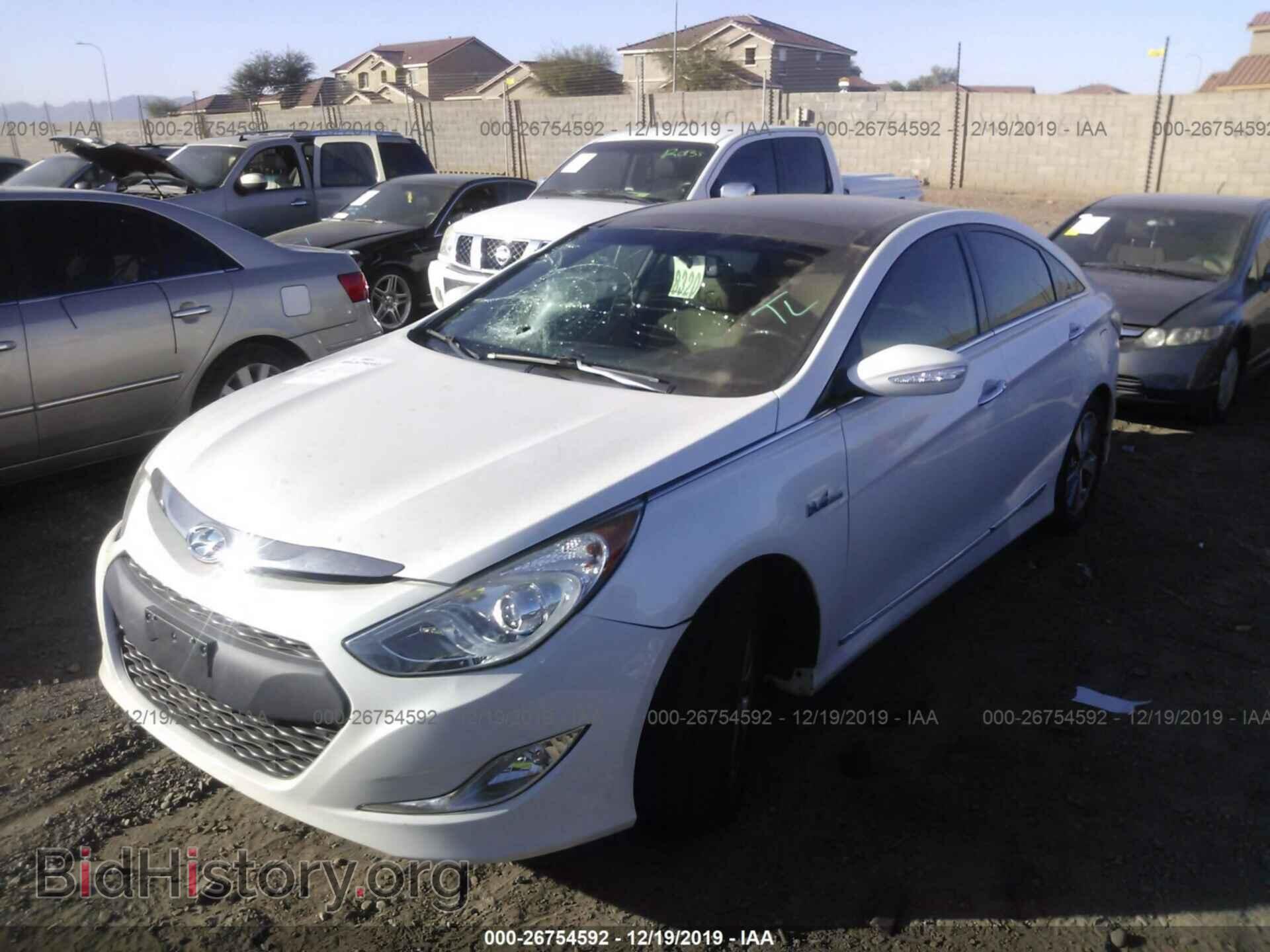 2012 Hyundai Sonata - VIN: KMHEC4A43CA045451 - Фото 2
