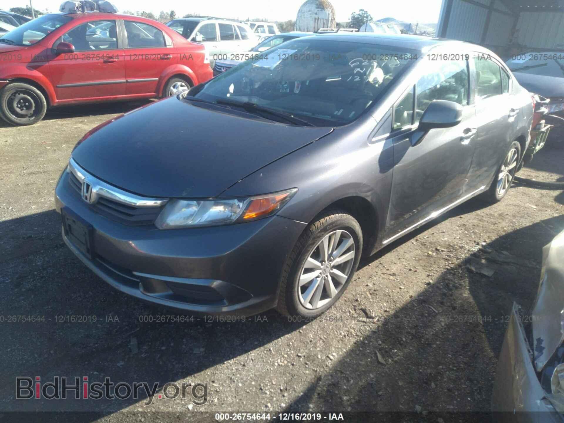 2012 Honda Civic - VIN: 19XFB2F98CE328056 - Фото 2