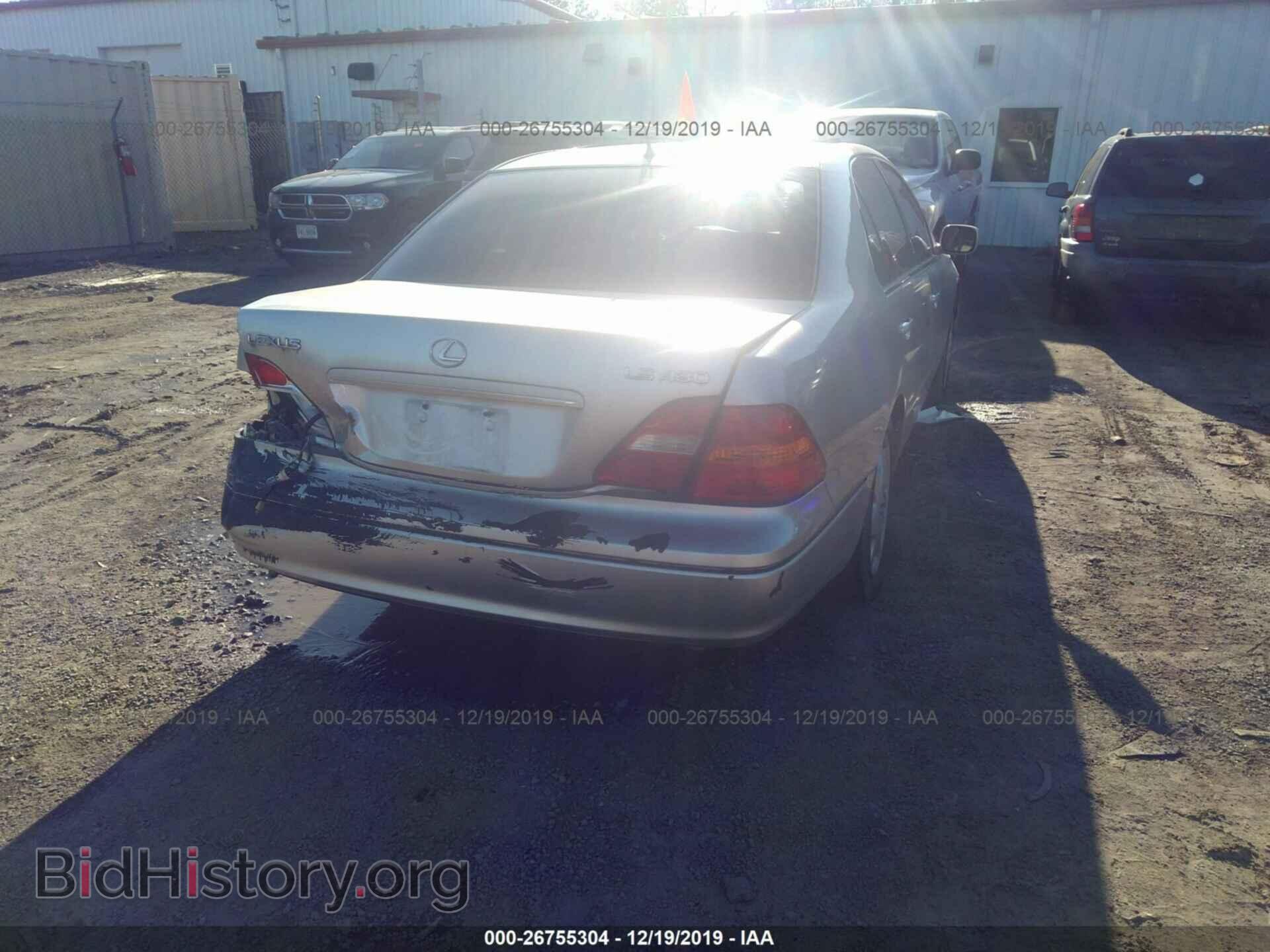 2003 LEXUS LS - VIN: JTHBN30F630101997 - Фото 4
