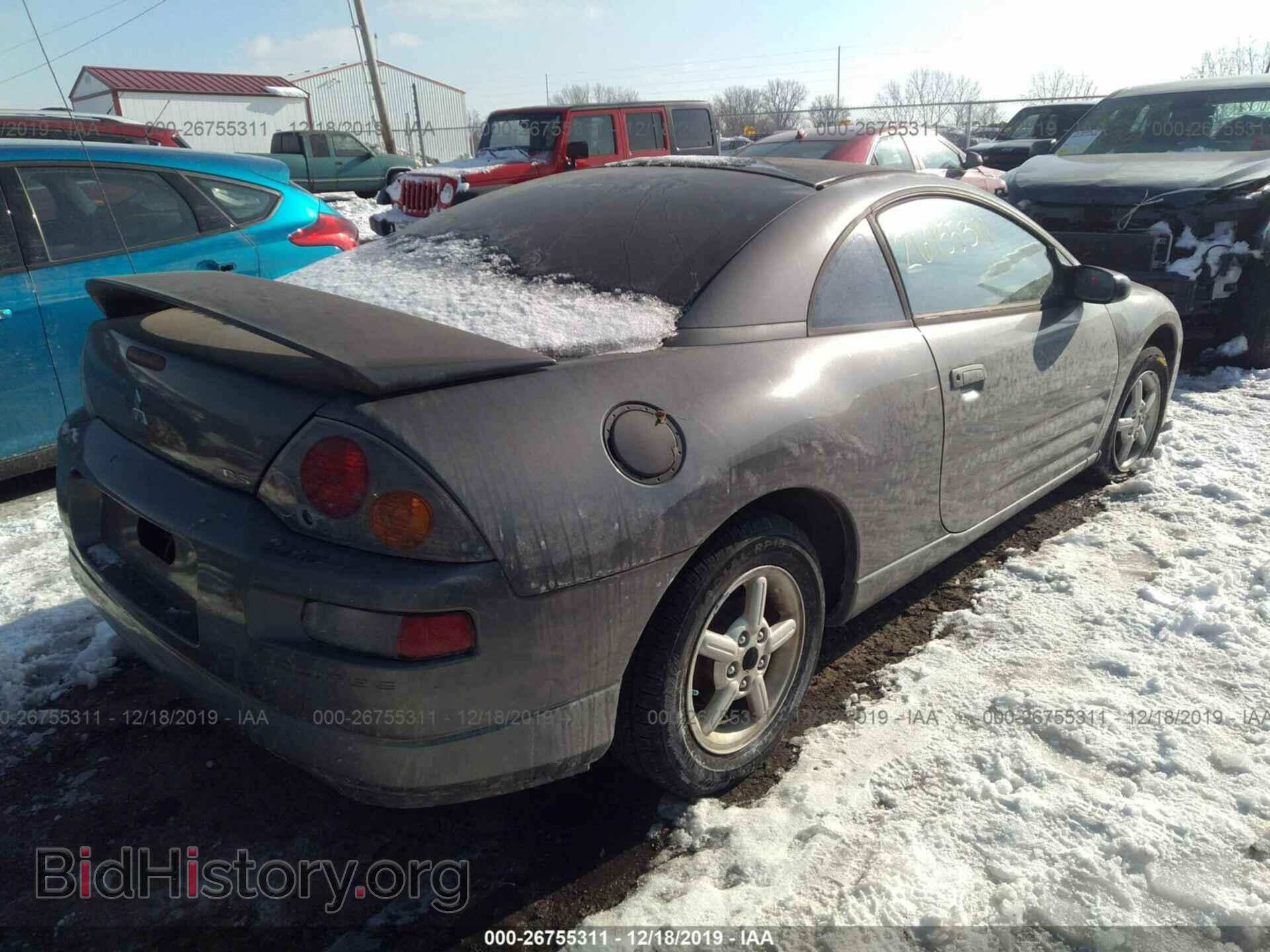 2003 Mitsubishi Eclipse - VIN: 4A3AC34G53E020253 - Фото 4
