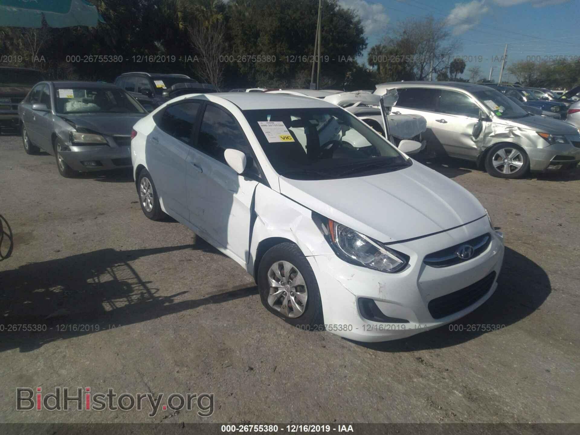 Фотография KMHCT4AEXGU145308 - HYUNDAI ACCENT 2016
