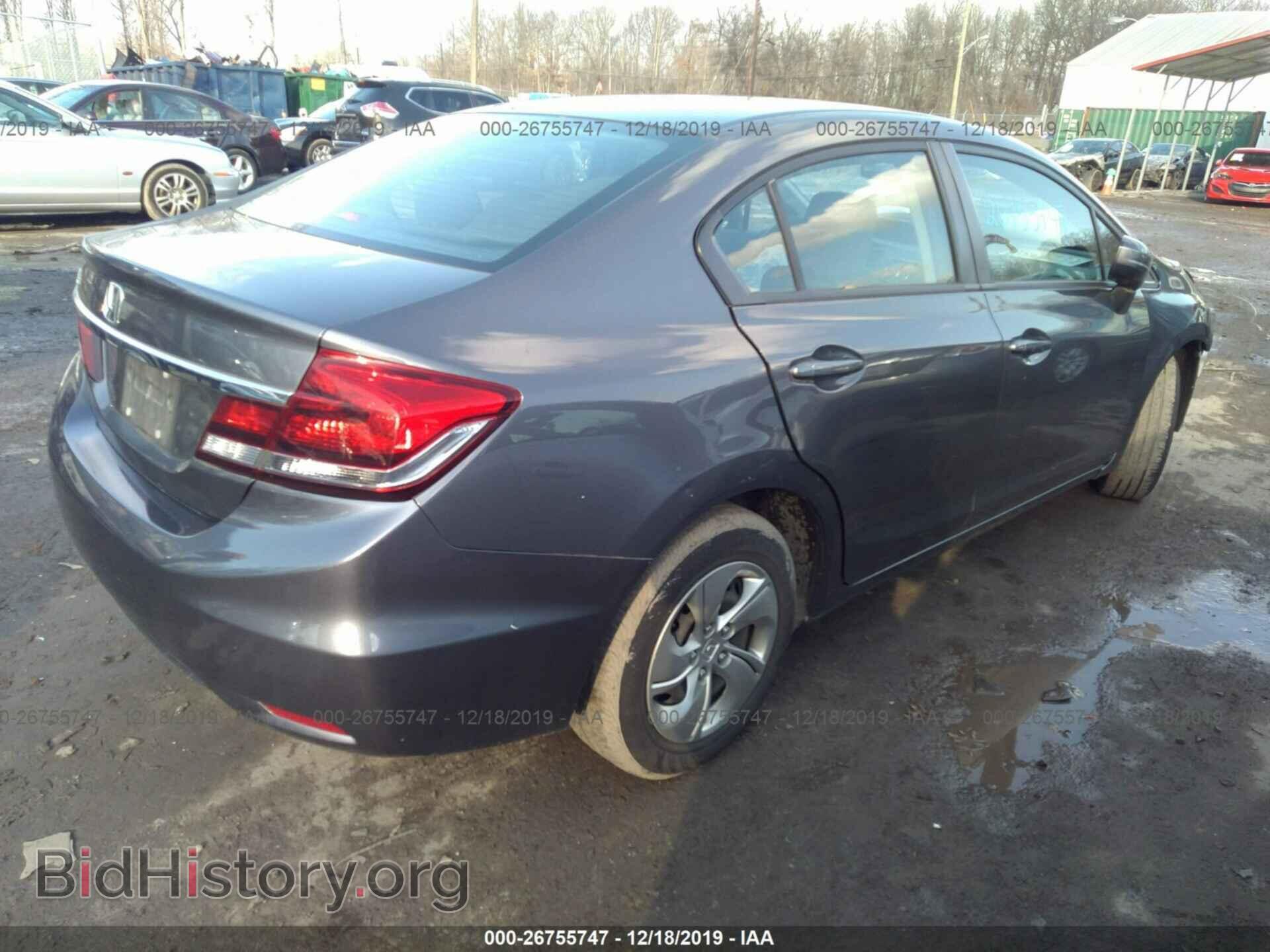 2014 HONDA CIVIC - VIN: 2HGFB2F59EH549719 - Фото 4