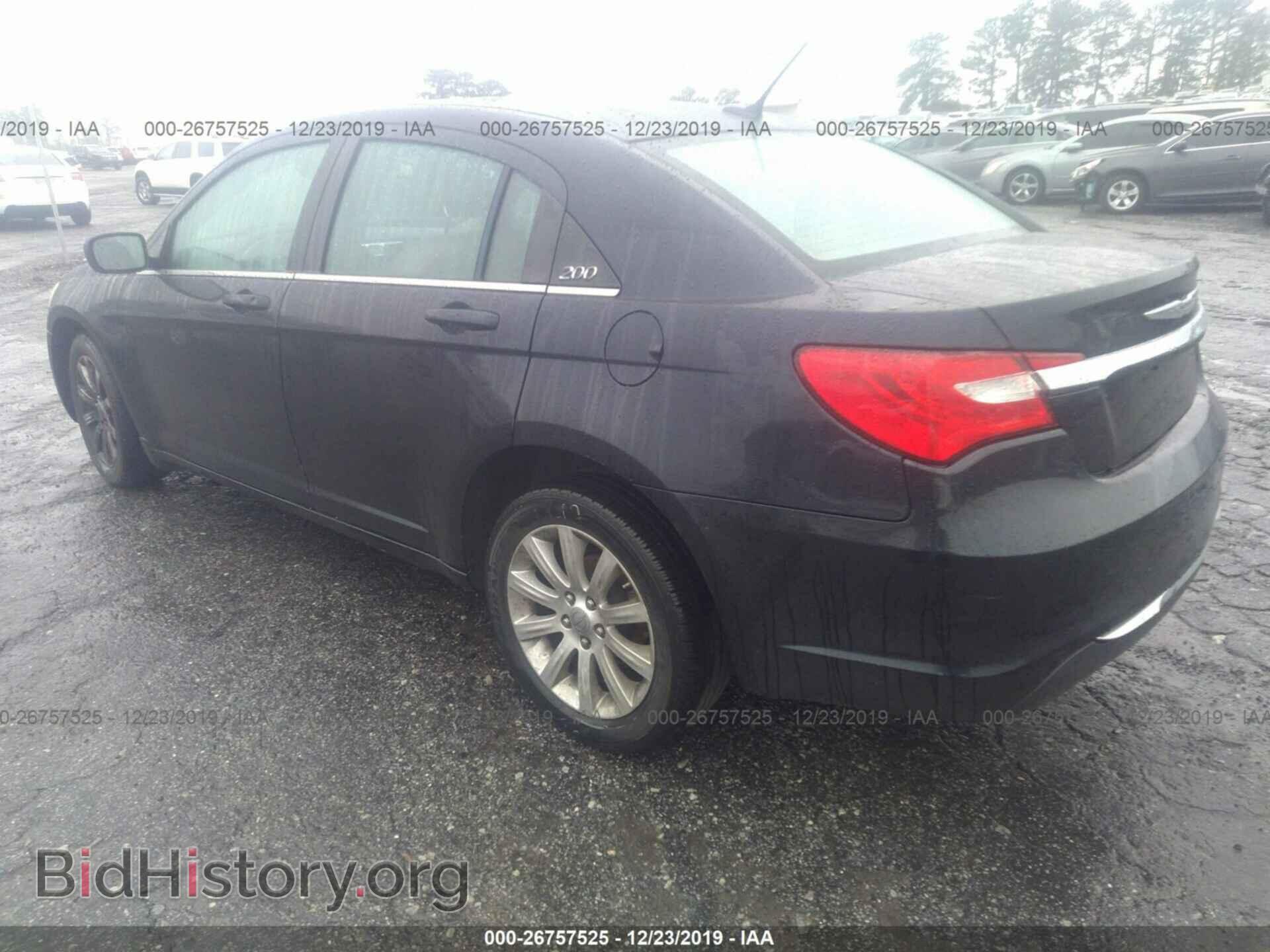 2012 Chrysler 200 - VIN: 1C3CCBBB0CN302785 - Фото 3