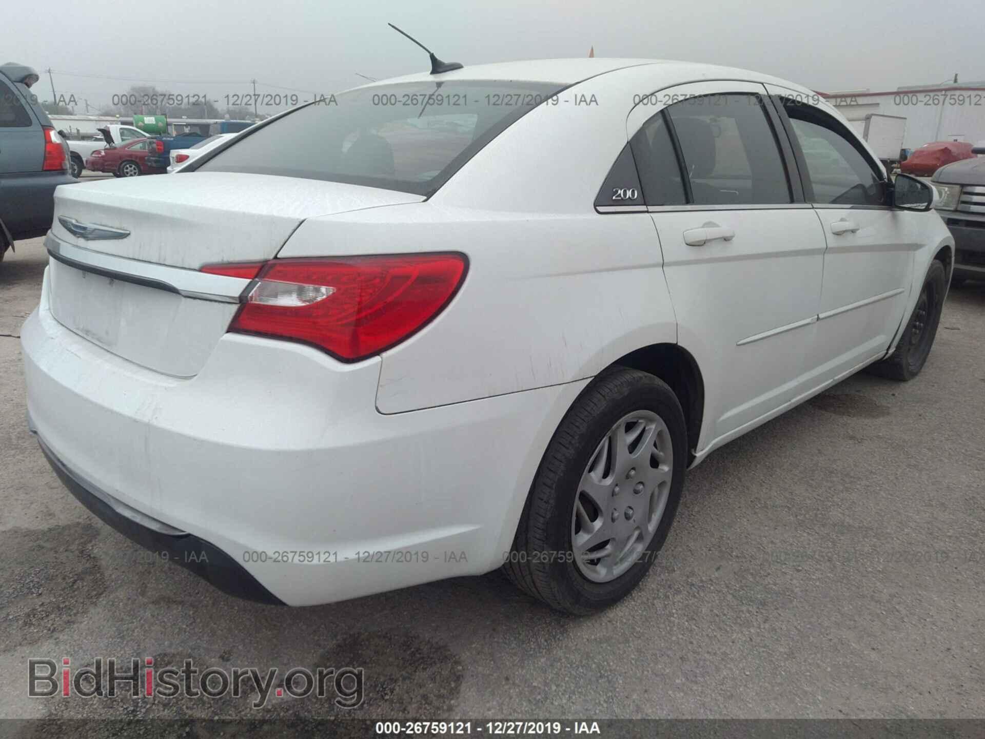 2012 Chrysler 200 - VIN: 1C3CCBAB9CN200077 - Фото 4