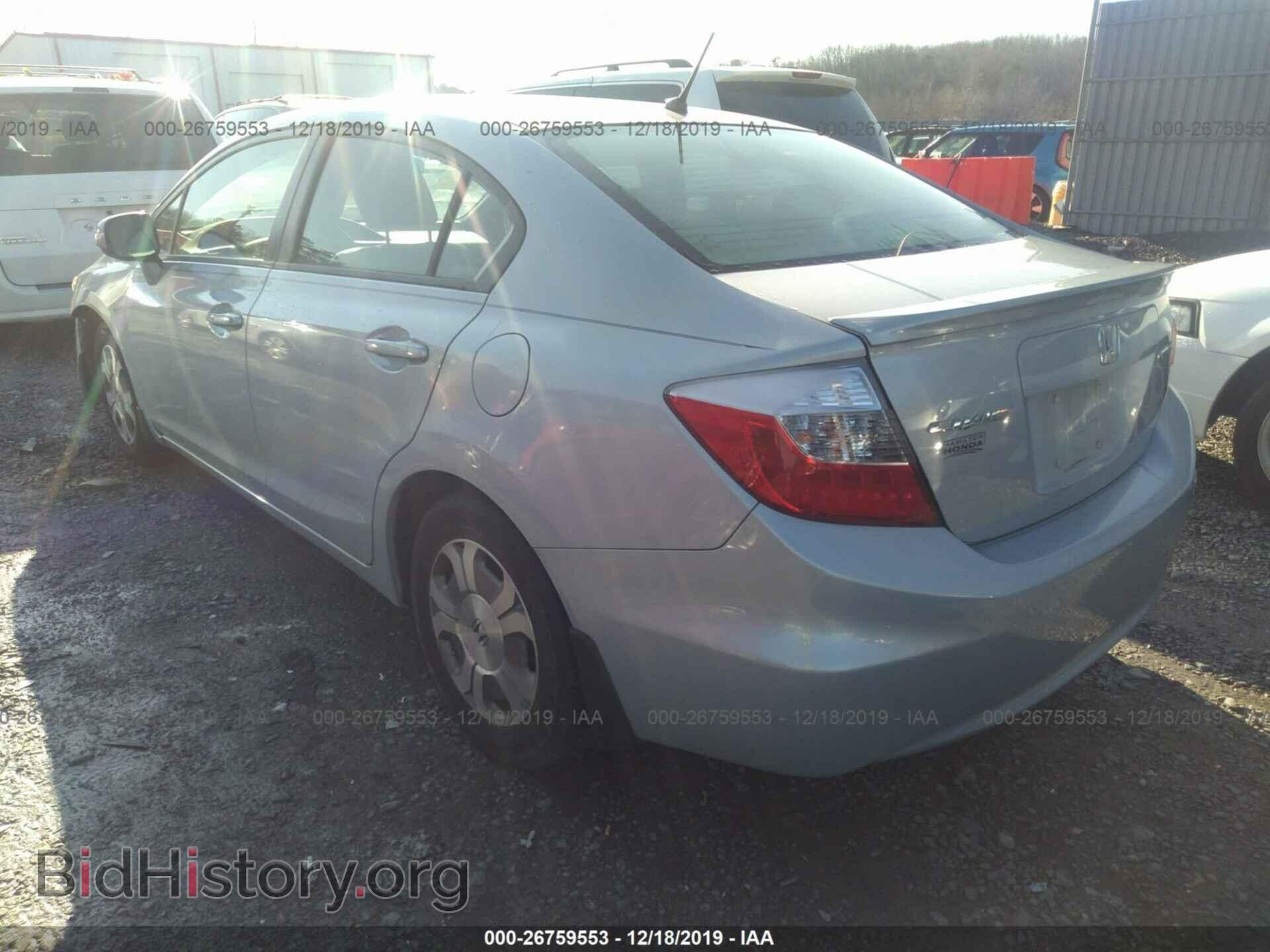 2012 HONDA CIVIC - VIN: JHMFB4F23CS006340 - Photo 3