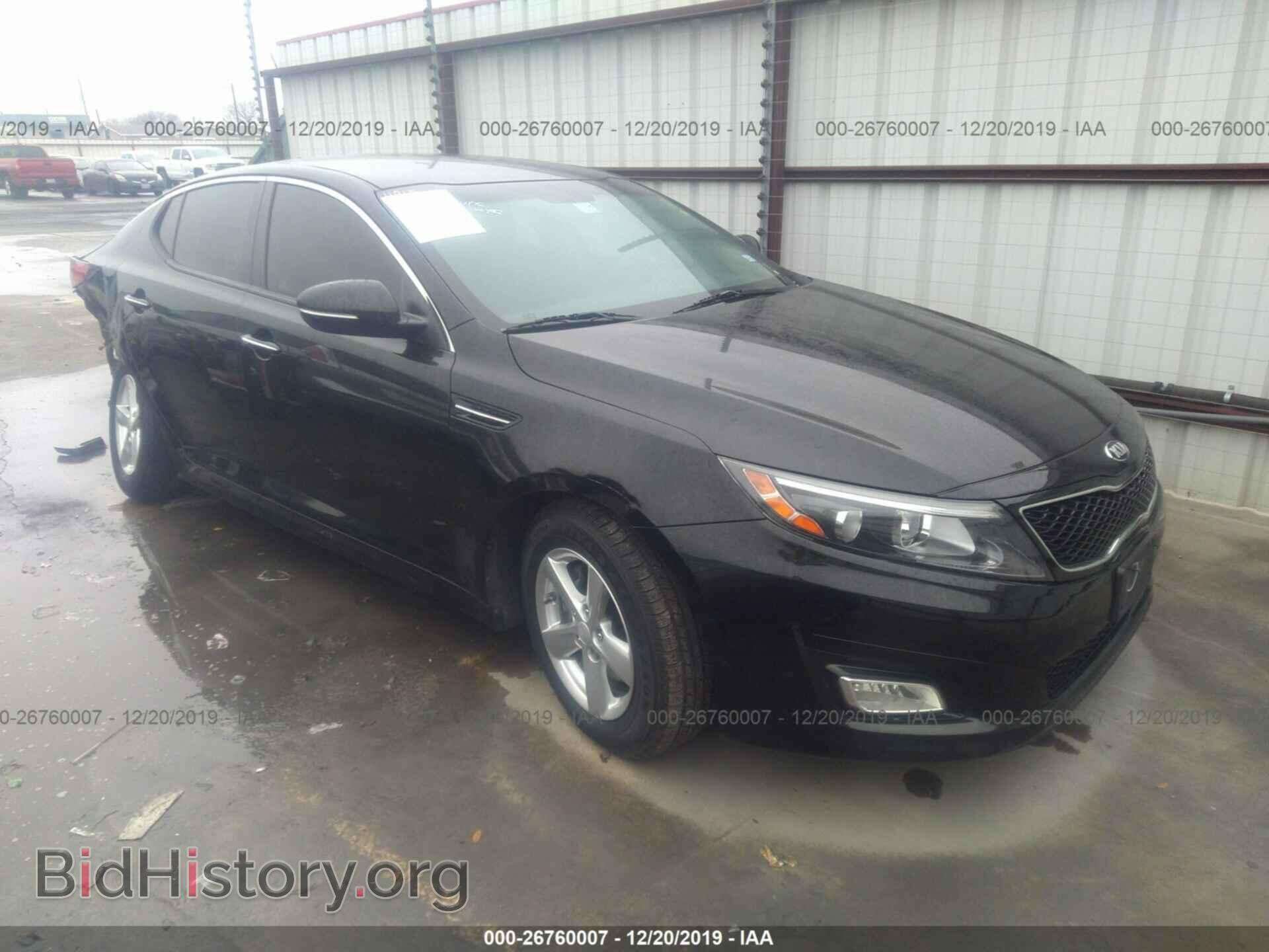 Фотография KNAGM4A72F5654982 - KIA OPTIMA 2015