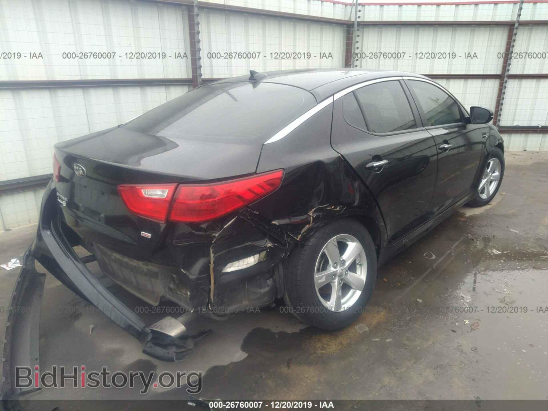 2015 KIA OPTIMA - VIN: KNAGM4A72F5654982 - Photo 4