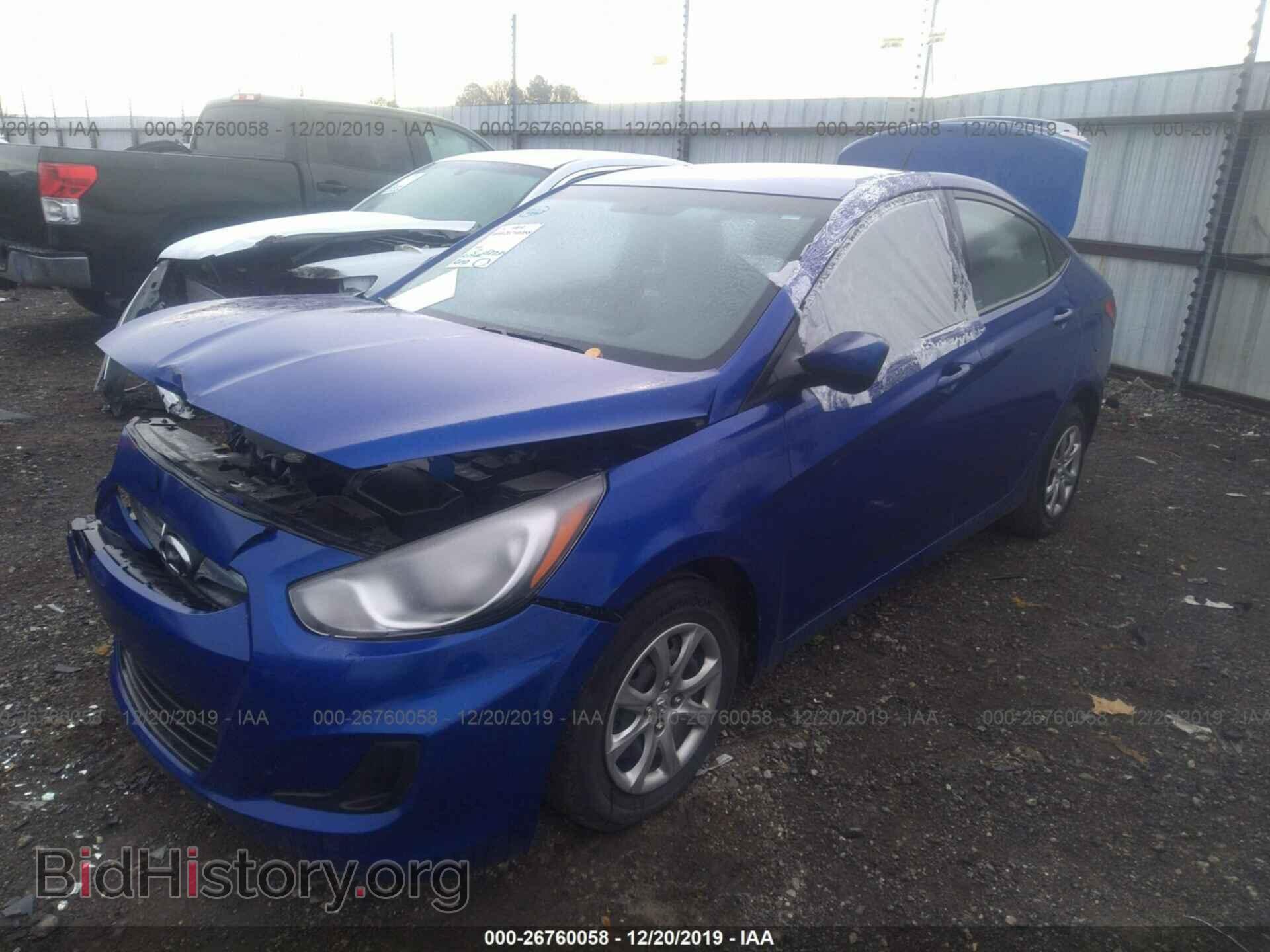 2013 HYUNDAI ACCENT - VIN: KMHCT4AEXDU500098 - Фото 2