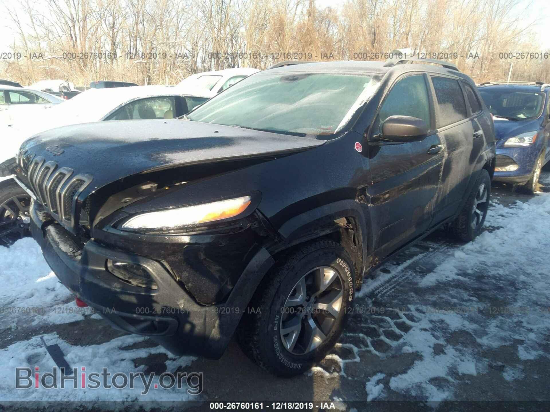 2016 Jeep CHEROKEE (VIN 1C4PJMBS2GW102019) — фото 2 из 11