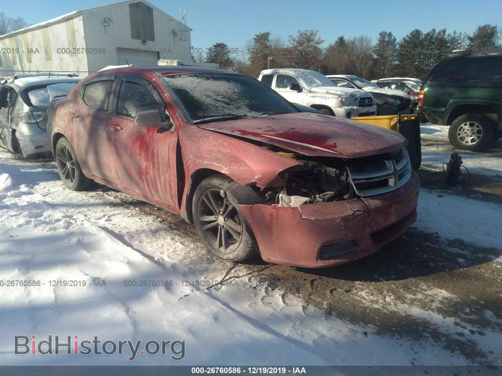 Фотография 1C3CDZAG7DN521439 - DODGE AVENGER 2013