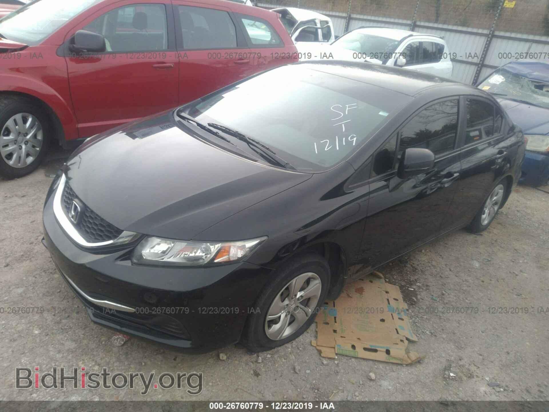 2014 HONDA CIVIC - VIN: 19XFB2E54EE070345 - Фото 2