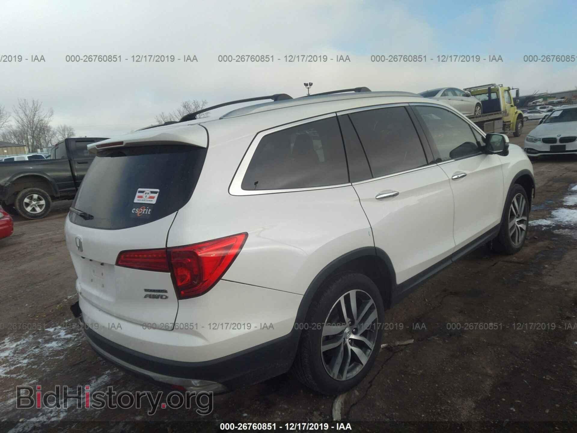 2017 Honda Pilot - VIN: 5FNYF6H97HB092504 - Фото 4
