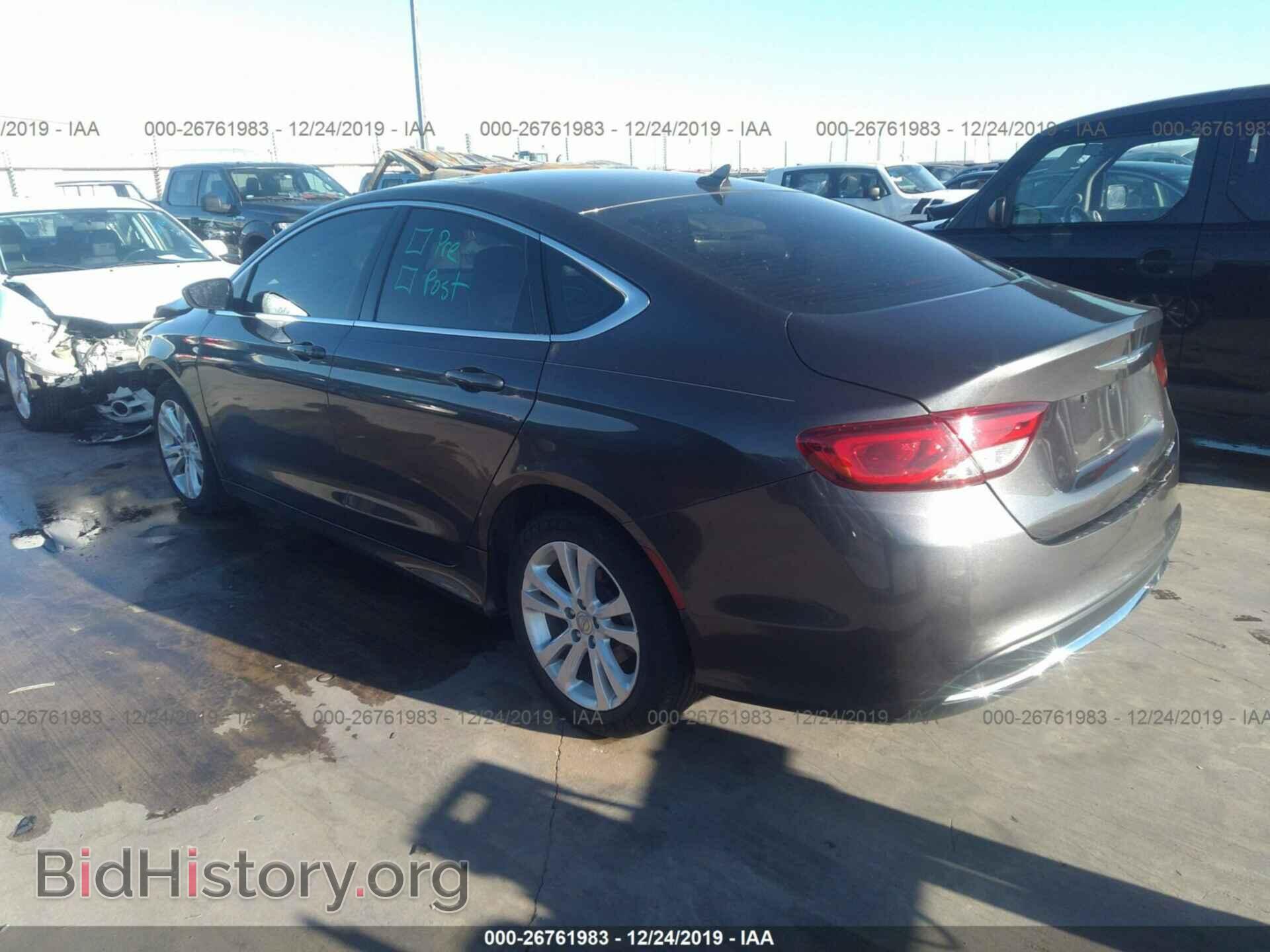 2016 CHRYSLER 200 - VIN: 1C3CCCAB1GN169225 - Фото 3