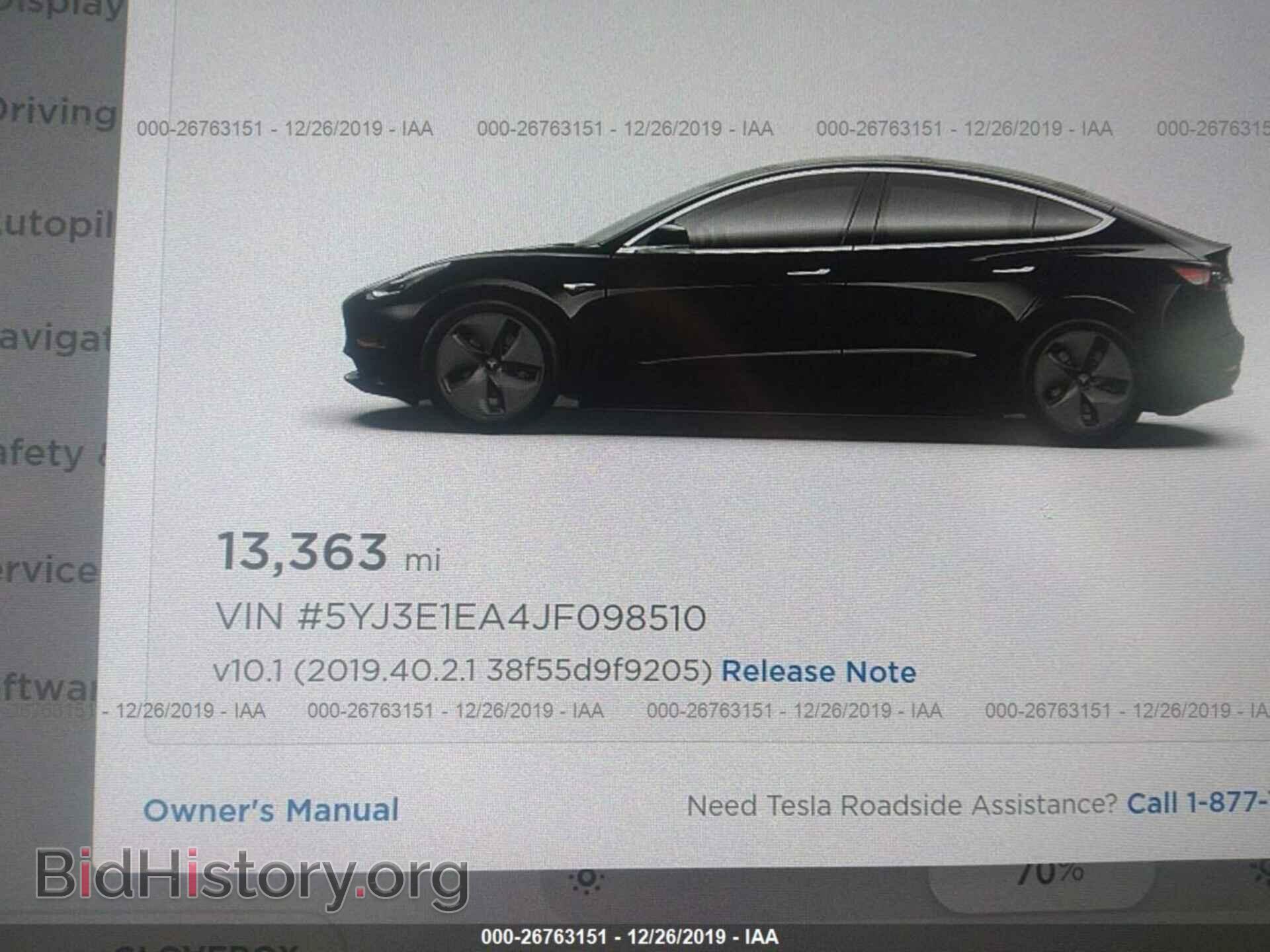 2018 TESLA MODEL 3 - VIN: 5YJ3E1EA4JF098510 - Фото 7