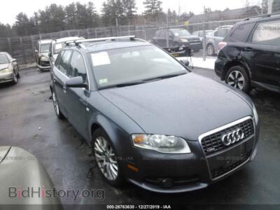 2008 Audi A4 2.0T Avant Quattro, серый — VIN WAUKF78EX8A168487, IAAI