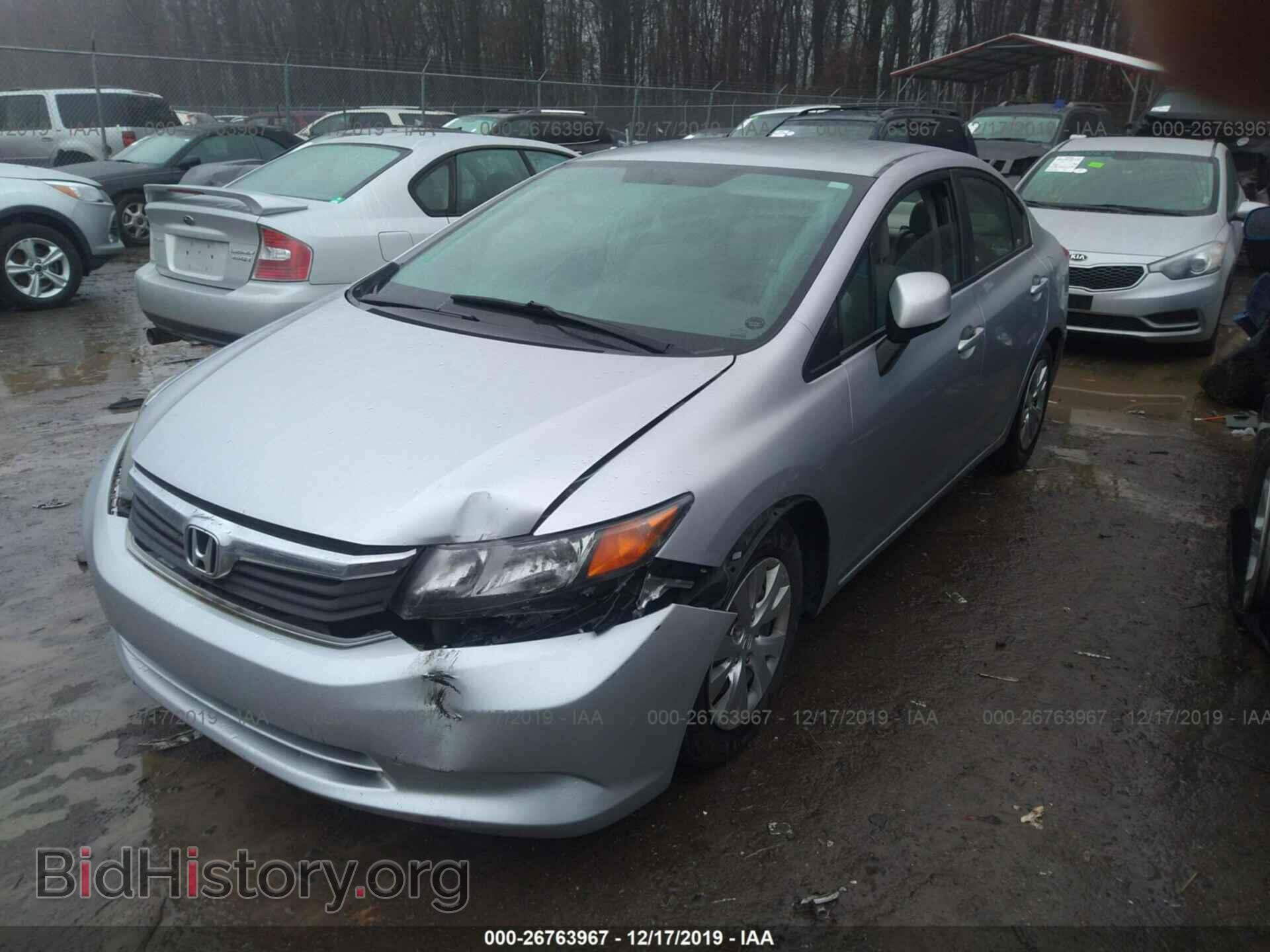 2012 HONDA CIVIC - VIN: 19XFB2F50CE091740 - Фото 2