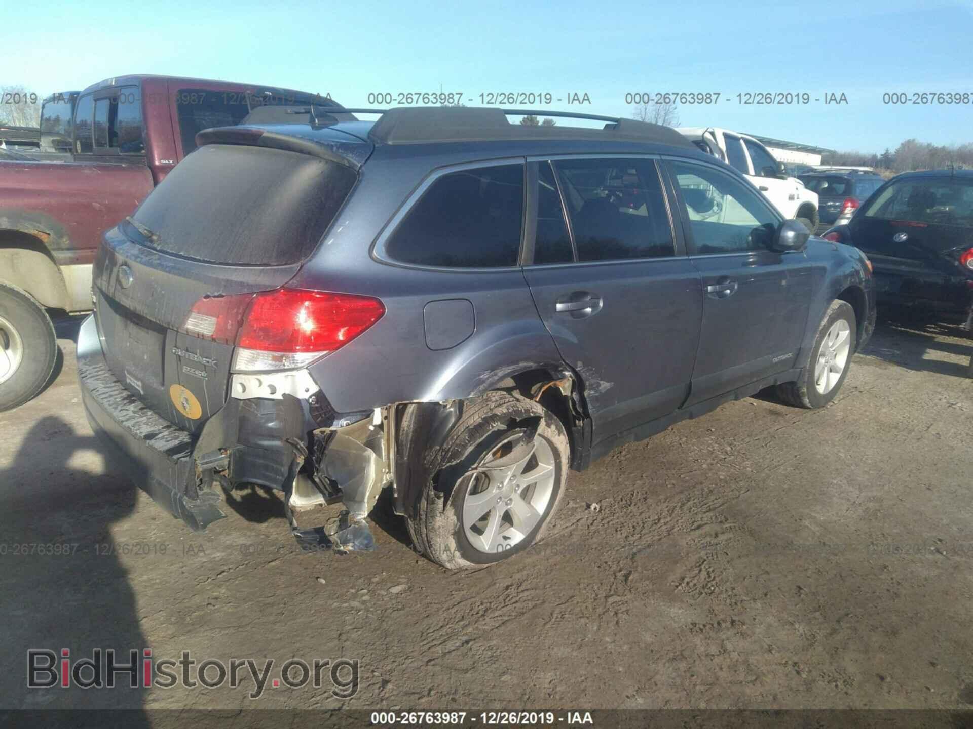 2014 SUBARU OUTBACK - VIN: 4S4BRBDC9E3217319 - Фото 4