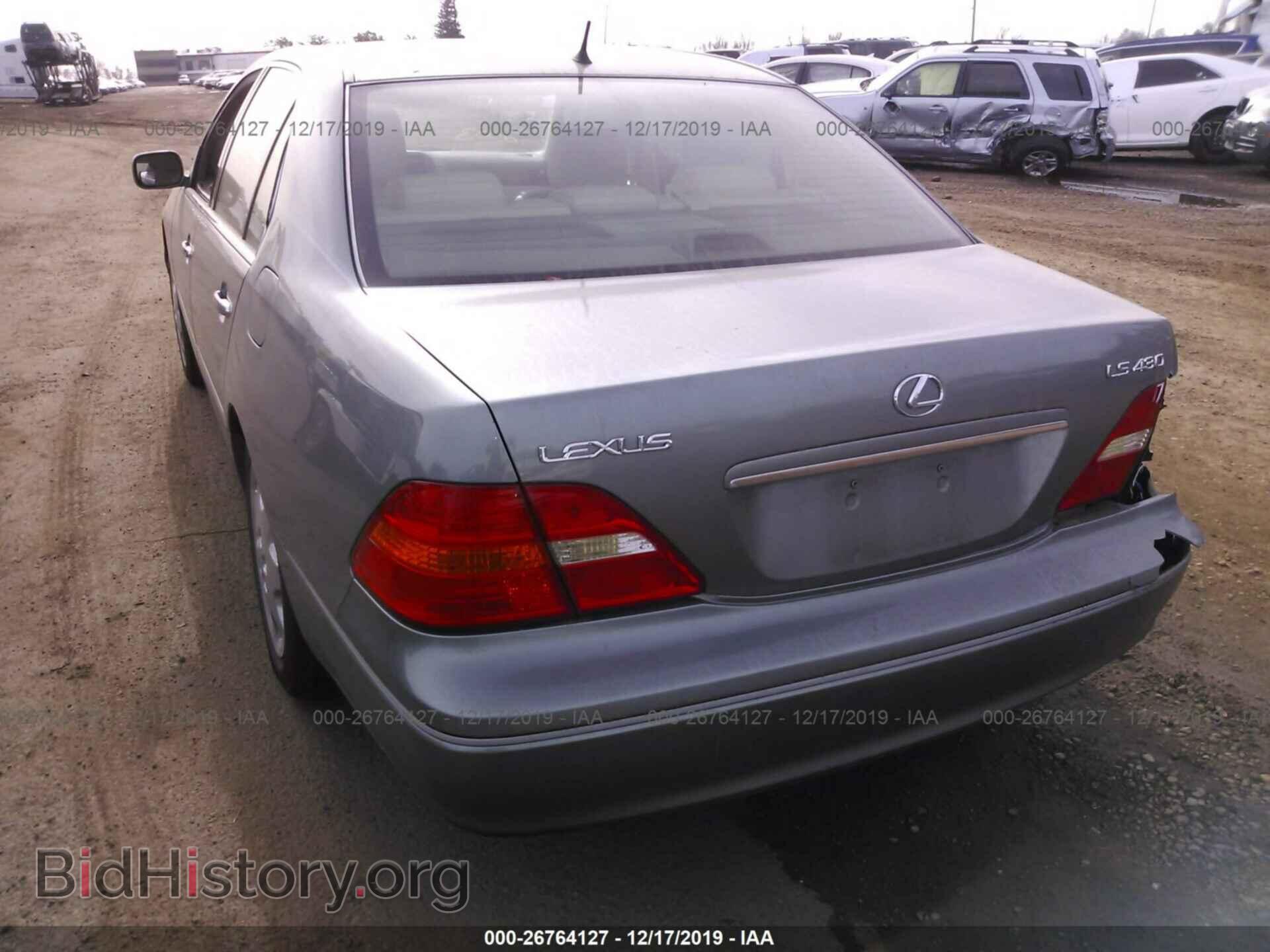2003 Lexus LS - VIN: JTHBN30F030100389 - Фото 3
