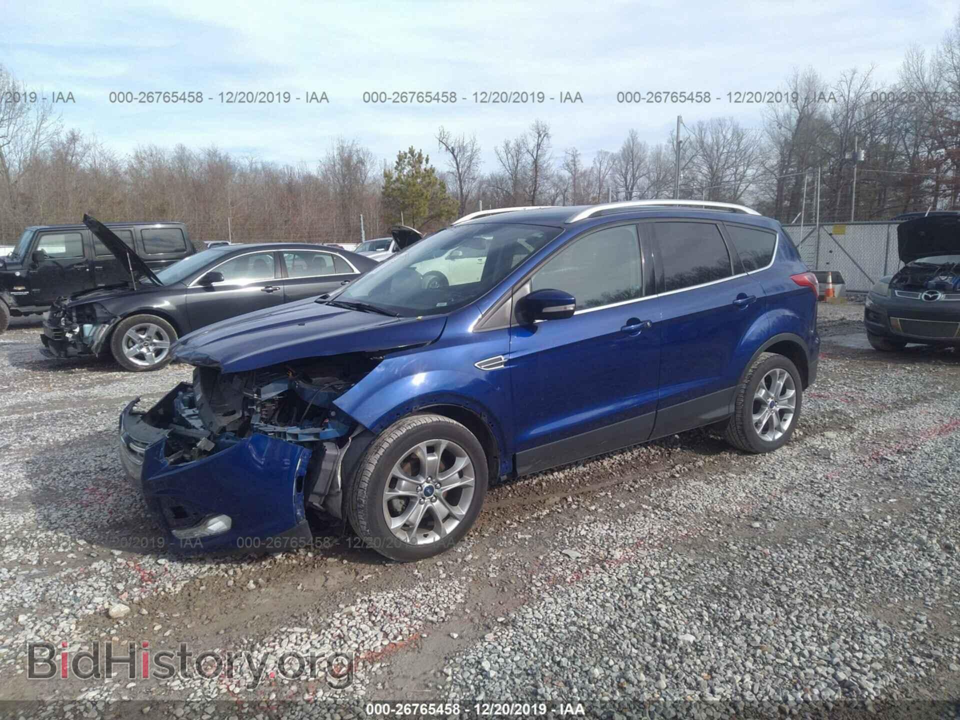 2014 FORD ESCAPE - VIN: 1FMCU0JX1EUE37627 - Фото 2