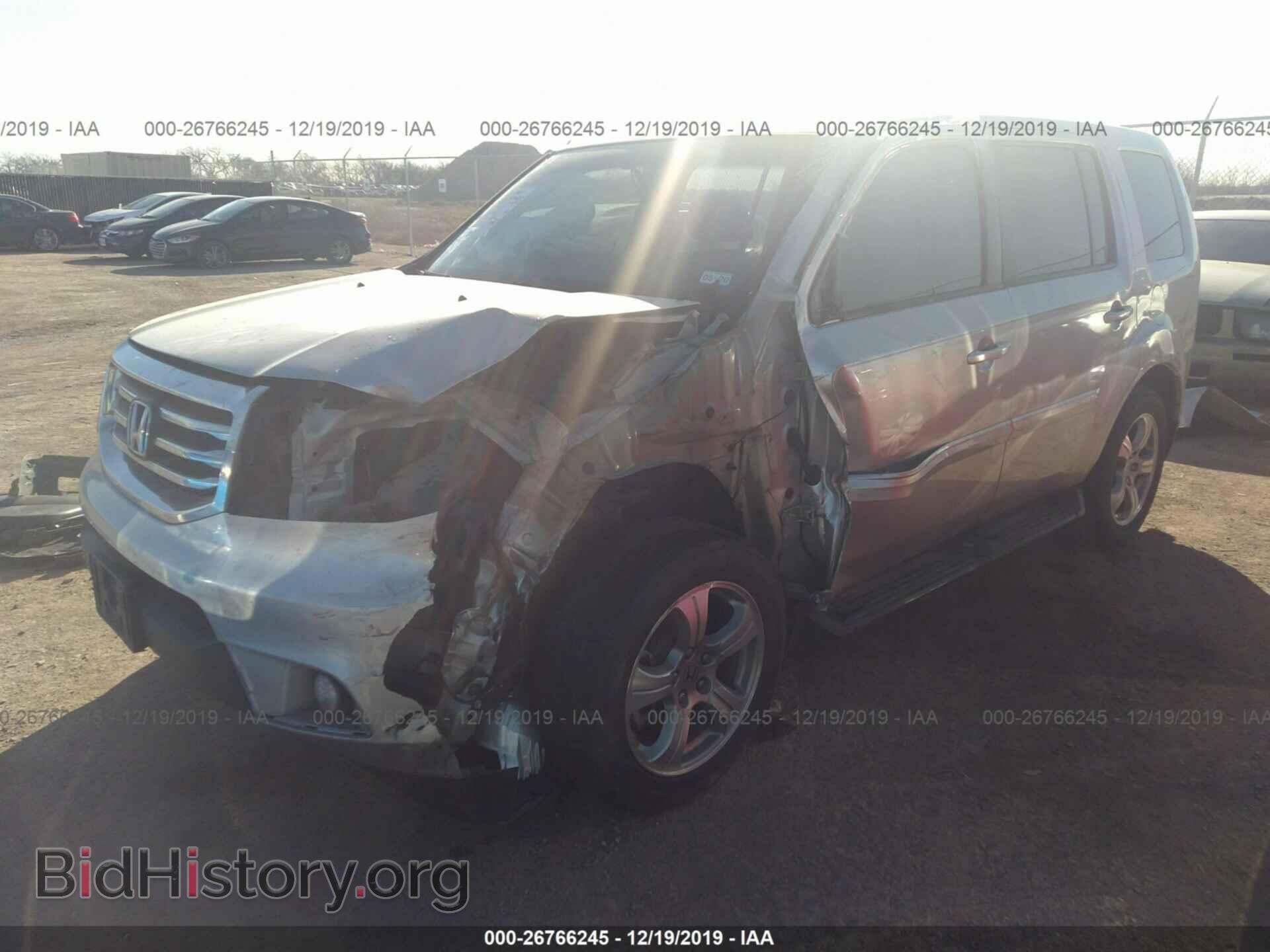 2013 HONDA PILOT - VIN: 5FNYF3H5XDB024848 - Фото 2