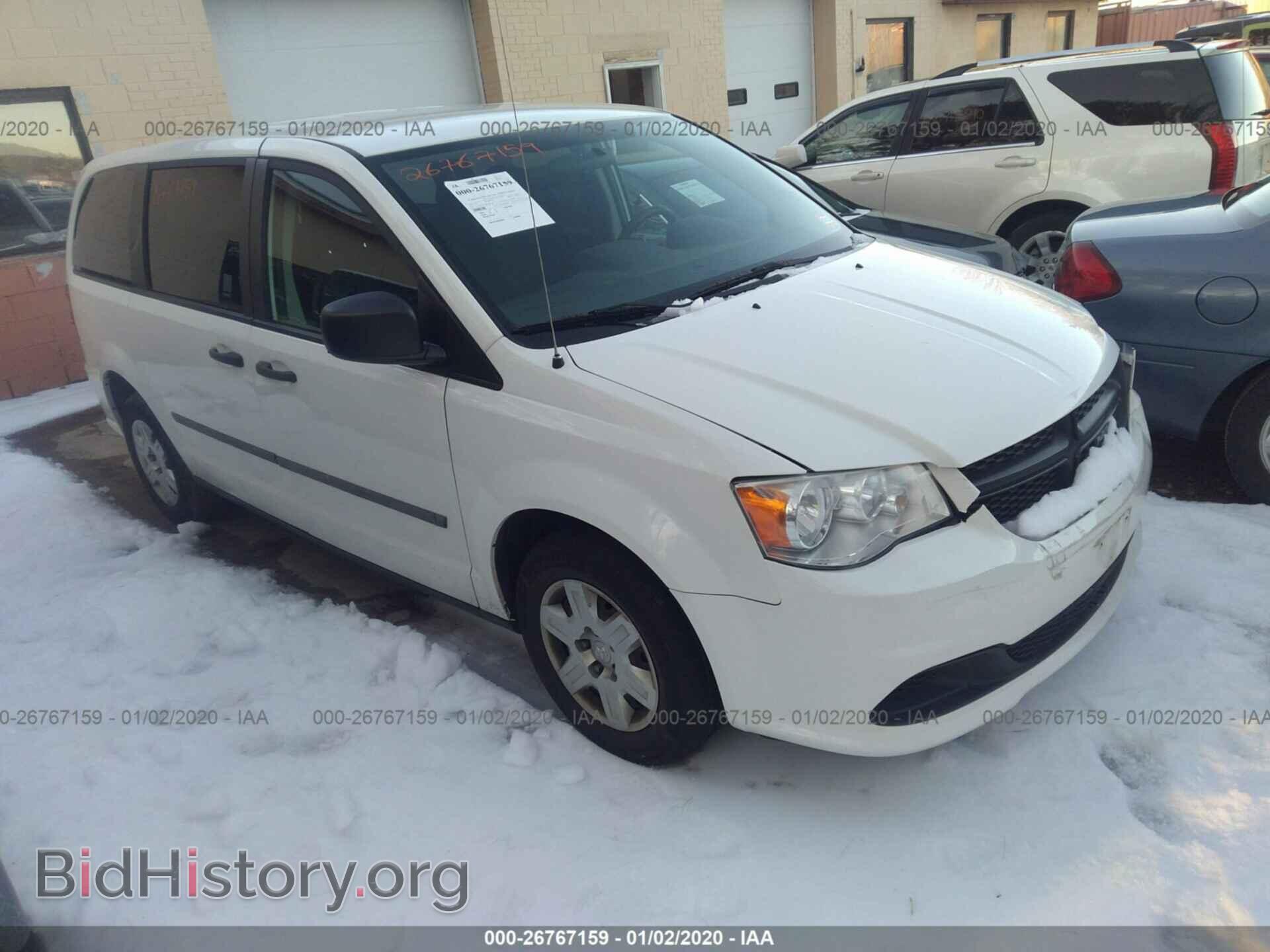 Photo 2C4RDGAG2CR155465 - DODGE RAM VAN 2012