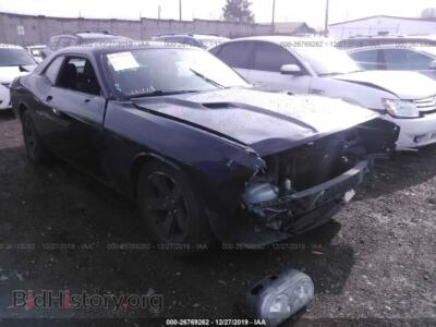 2014 Dodge CHALLENGER SXT, черный — VIN 2C3CDYAG1EH313271, IAAI