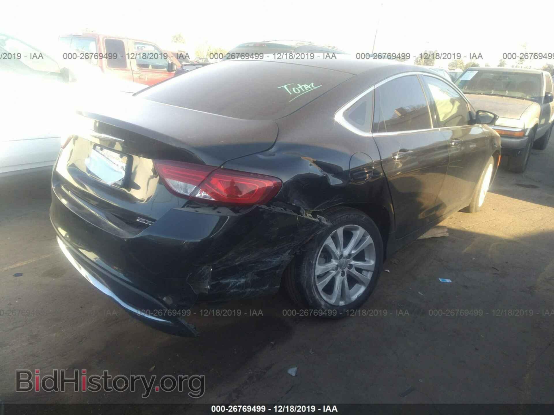 2016 CHRYSLER 200 - VIN: 1C3CCCAB2GN121989 - Фото 4