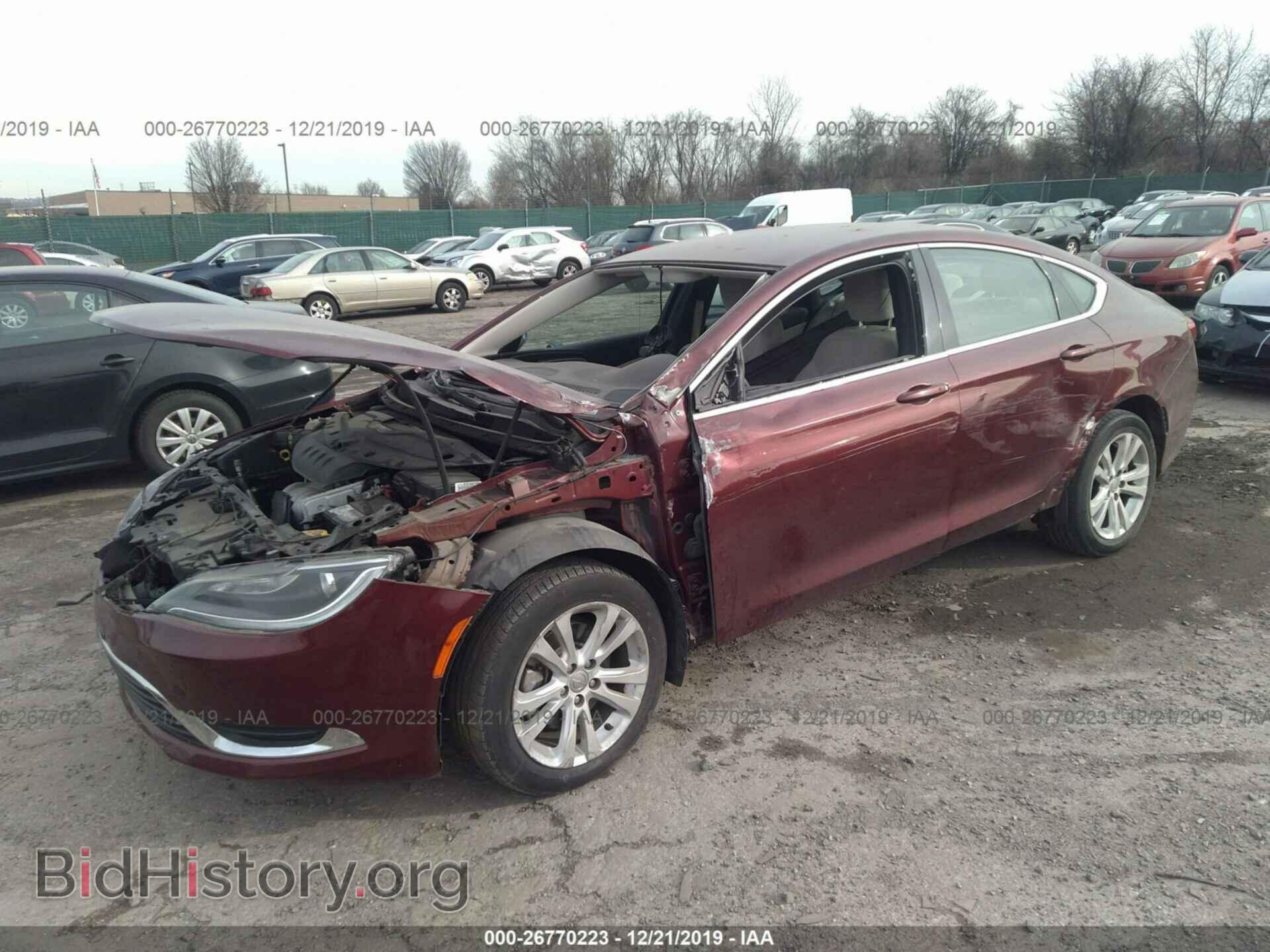 2016 Chrysler 200 - VIN: 1C3CCCAB0GN168664 - Фото 2