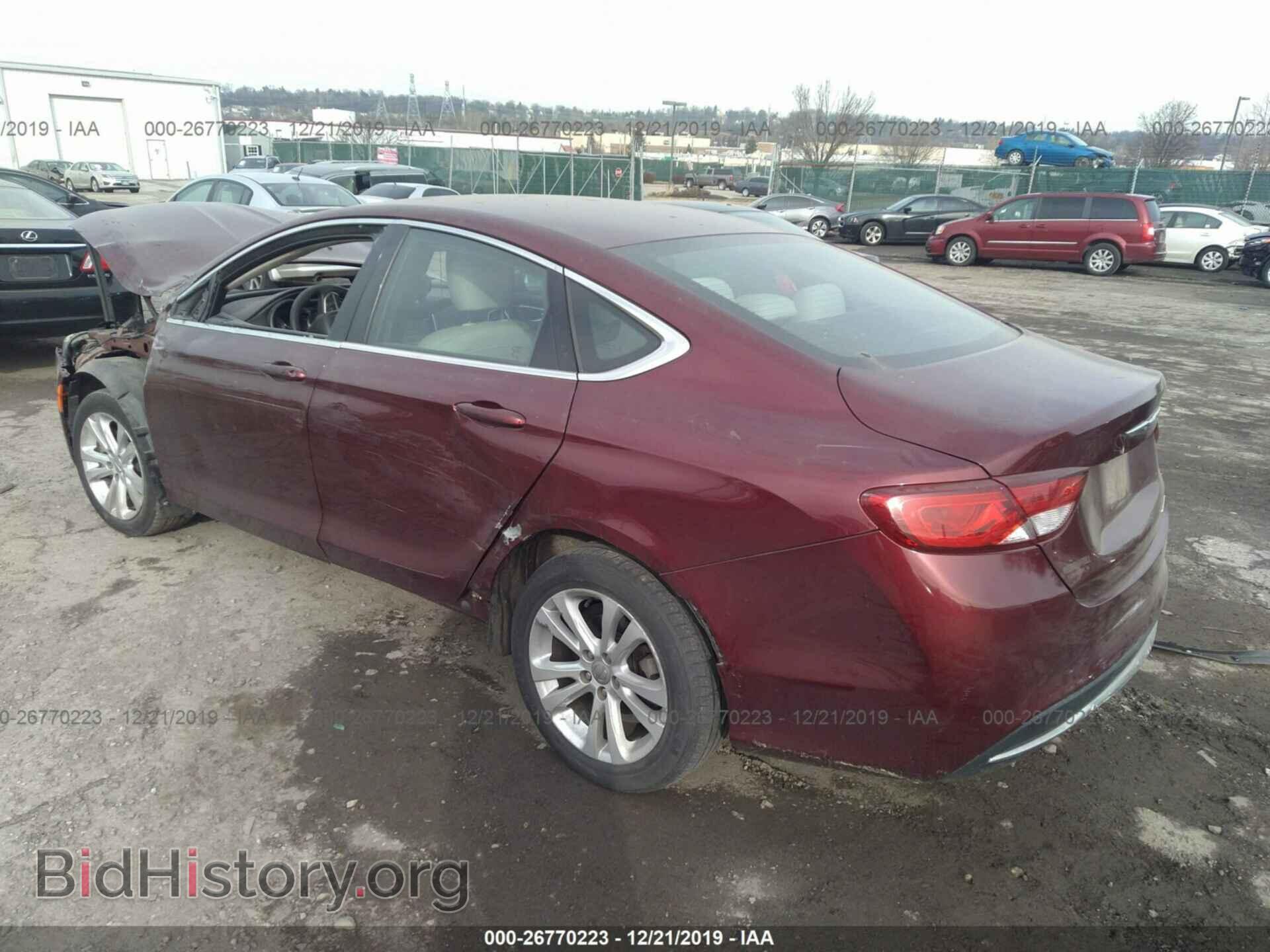2016 Chrysler 200 - VIN: 1C3CCCAB0GN168664 - Фото 3