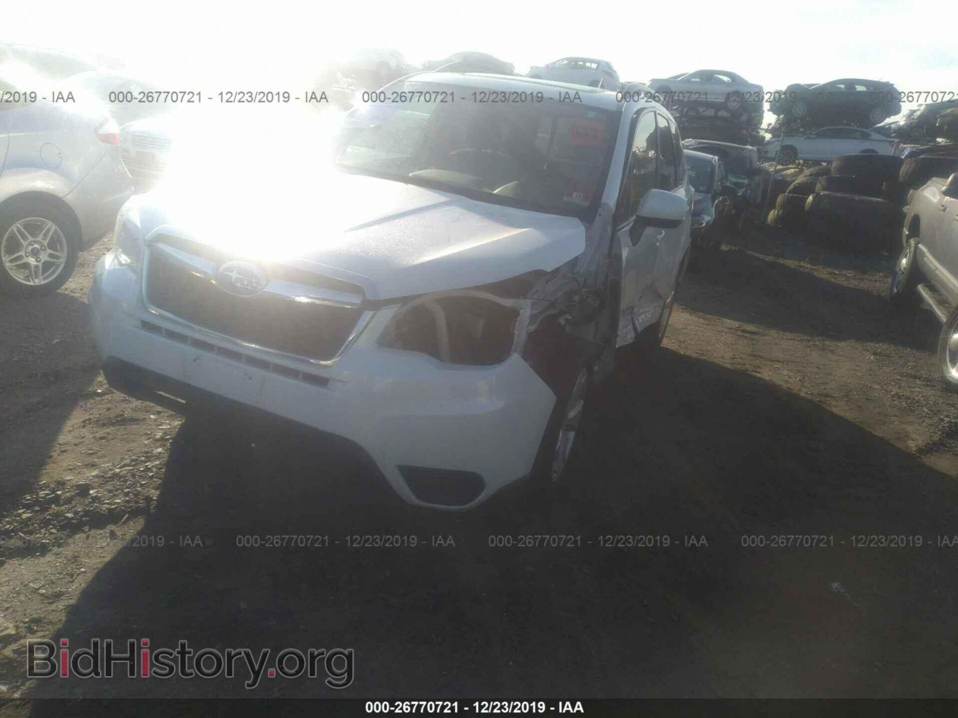 2014 SUBARU FORESTER - VIN: JF2SJAEC5EH496373 - Фото 2