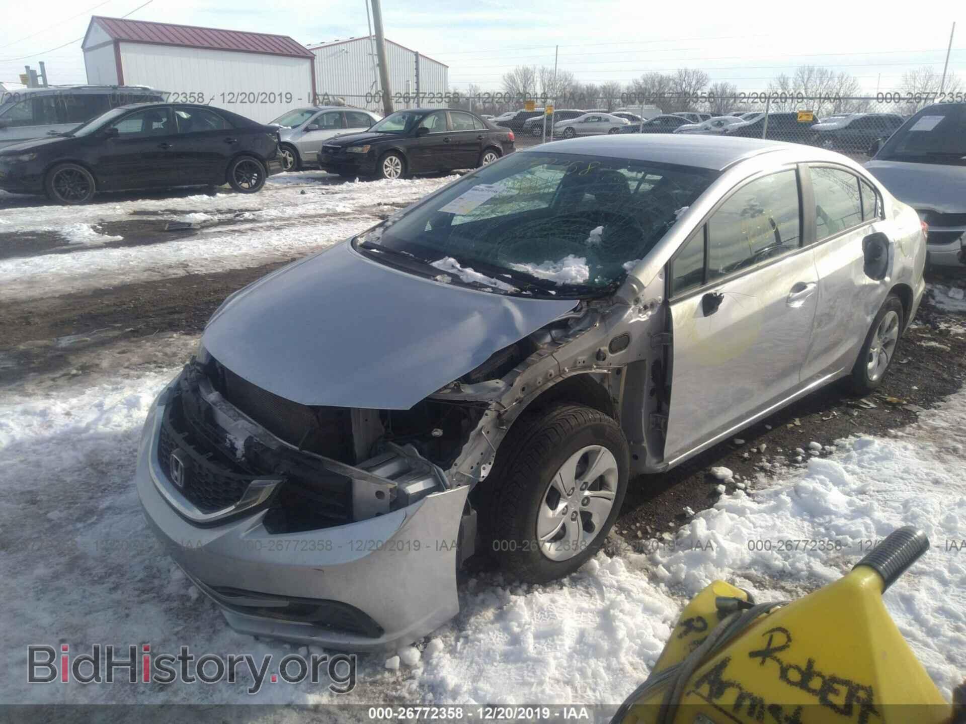 2014 HONDA CIVIC - VIN: 19XFB2F53EE011317 - Фото 2