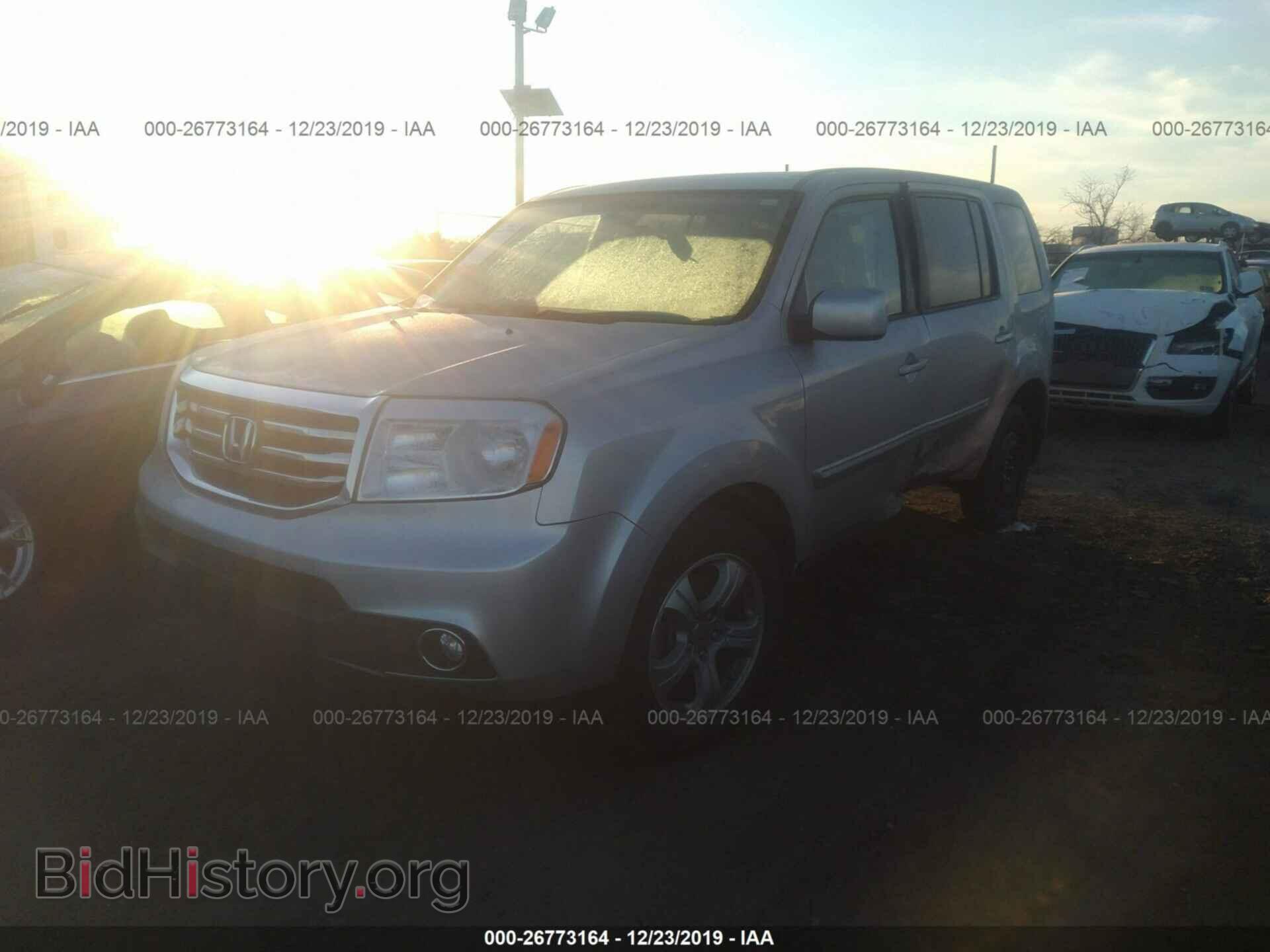 2014 HONDA PILOT - VIN: 5FNYF4H49EB054549 - Фото 2