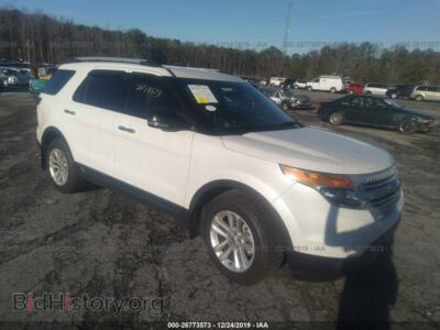 2011 Ford EXPLORER XLT, white — VIN 1FMHK7D80BGA44947, IAAI