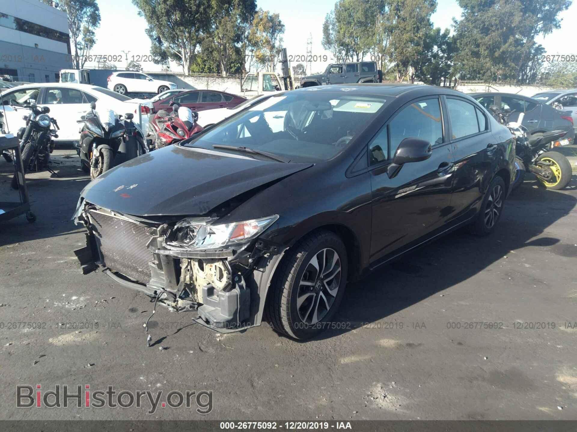 2013 HONDA CIVIC - VIN: 2HGFB2F85DH529153 - Фото 2