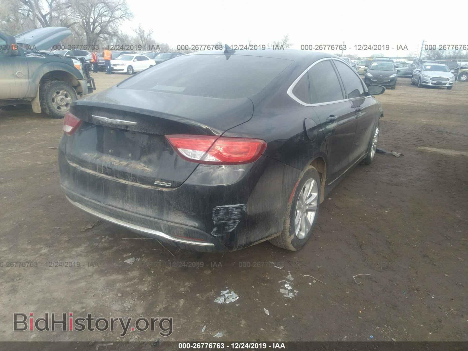 2015 CHRYSLER 200 - VIN: 1C3CCCABXFN667437 - Фото 4