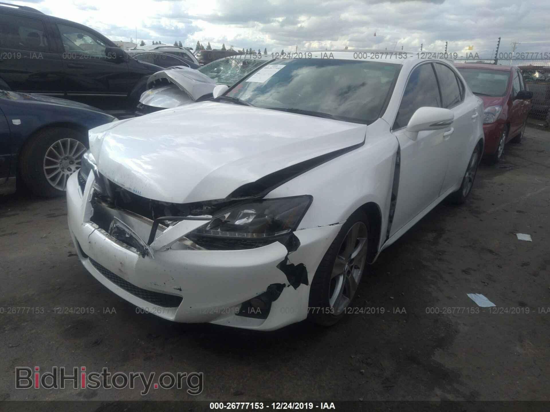 2012 LEXUS IS - VIN: JTHBF5C28C2102798 - Фото 2