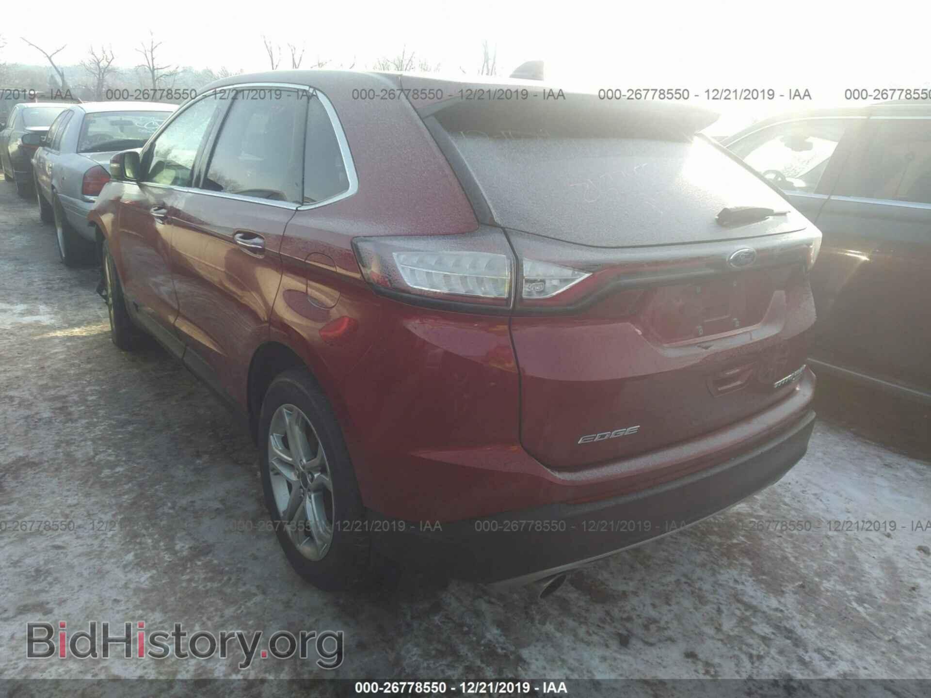 2016 FORD EDGE - VIN: 2FMPK4K96GBB43938 - Фото 3